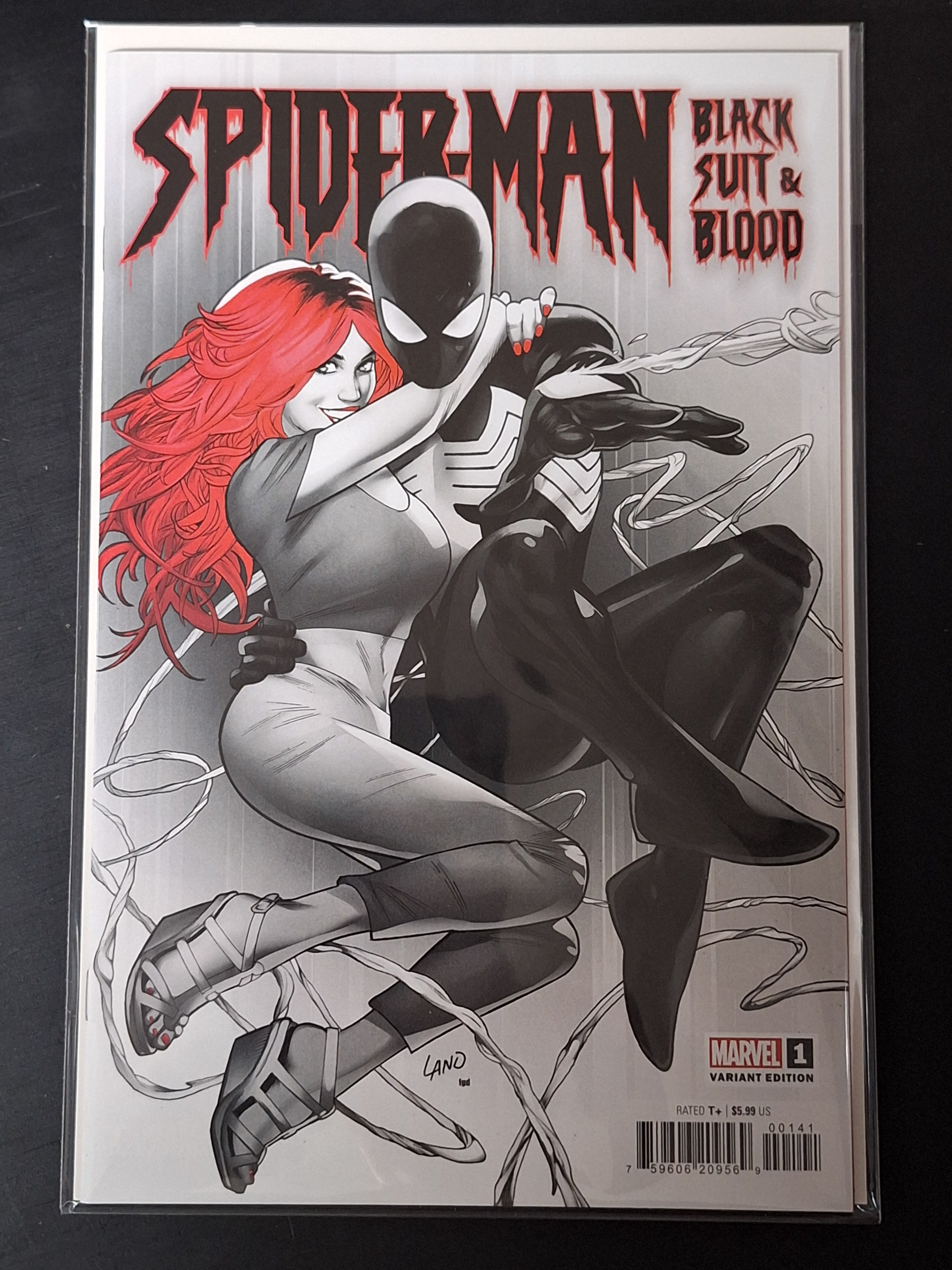 Spider-Man: Black Suit & Blood 1 Marvel 2024 Greg Land Variant