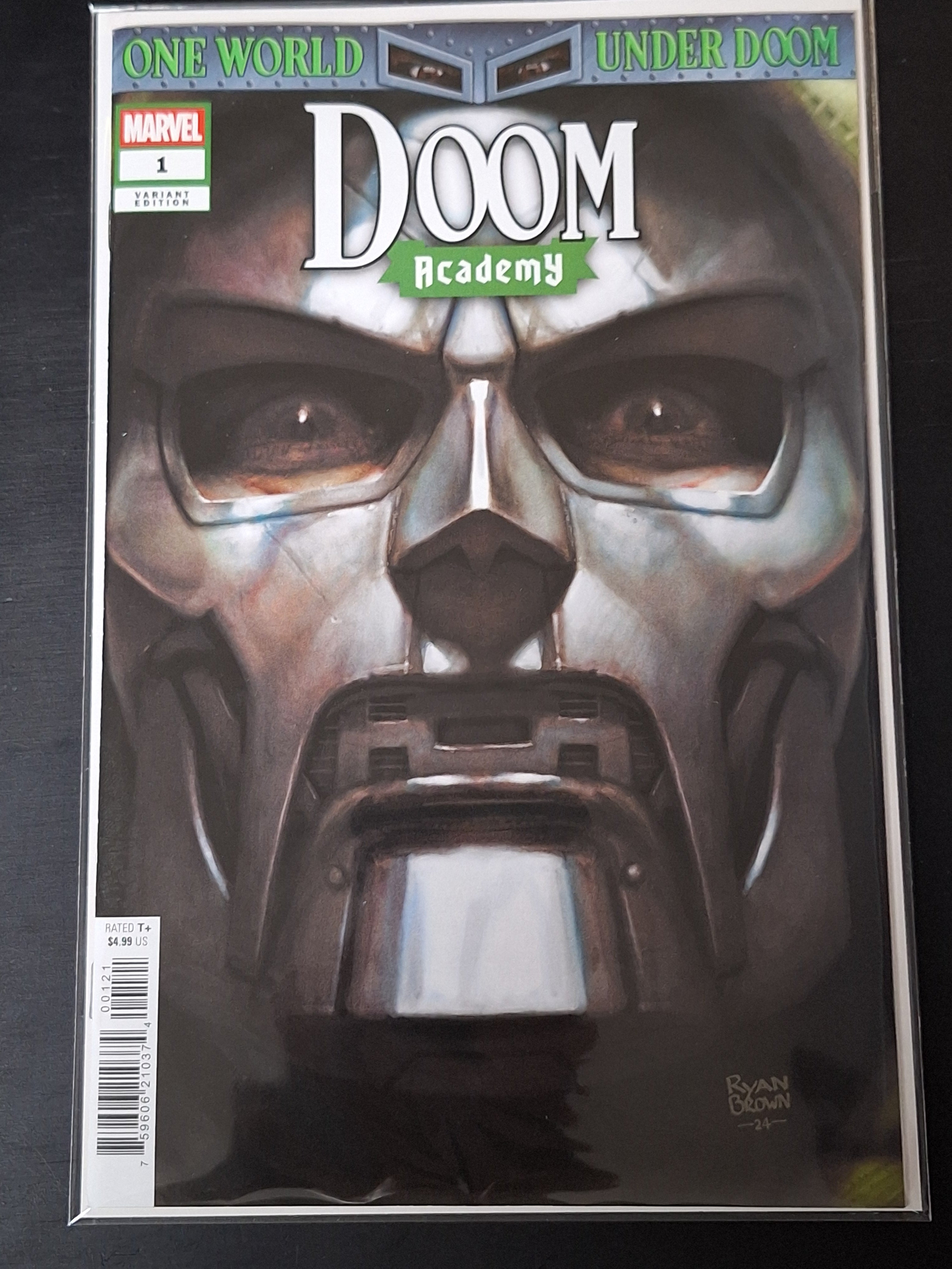 Doom Academy 1 Marvel 2025 Ryan Brown Variant
