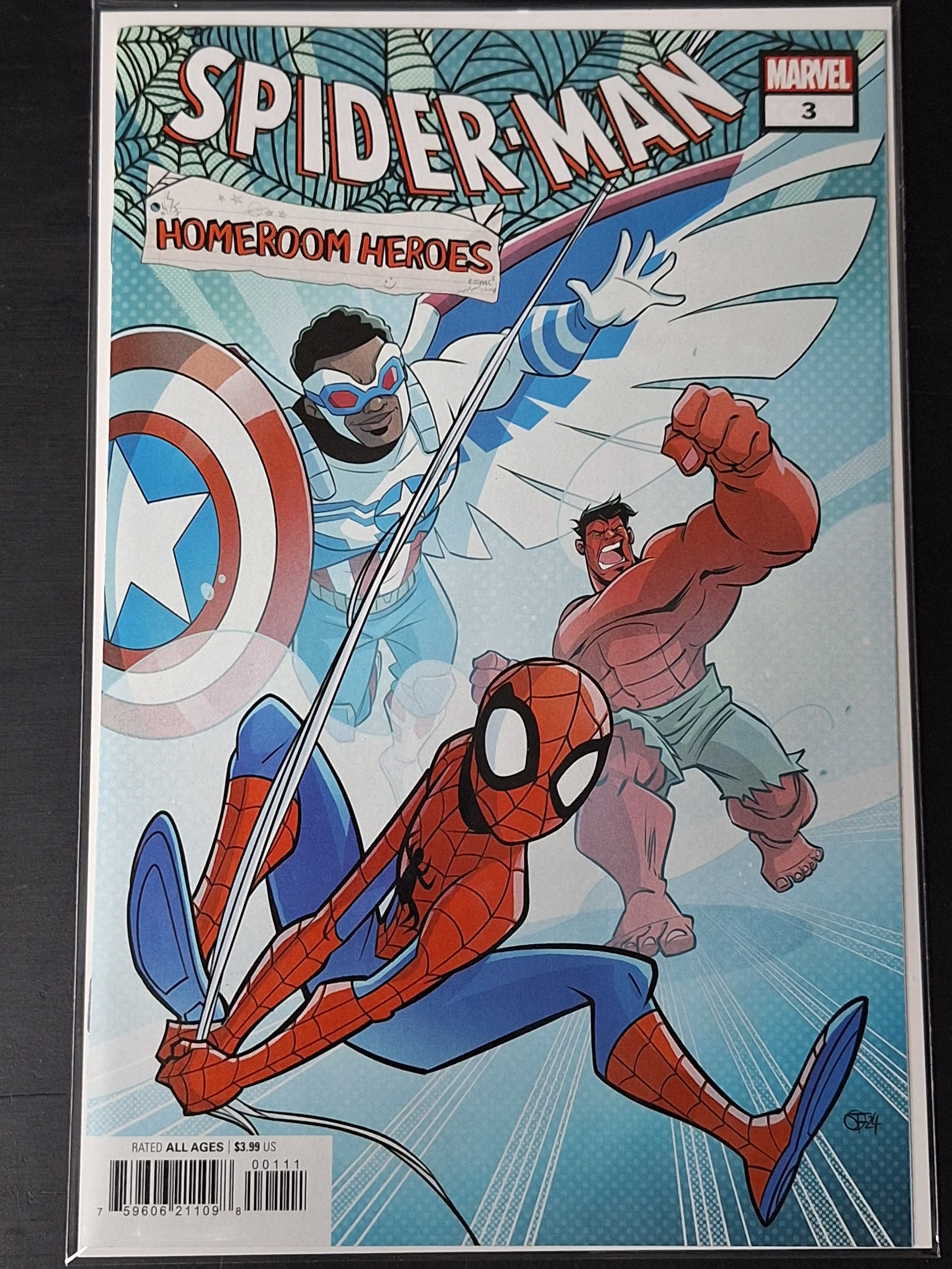 Spider-Man Homeroom Heroes 3 Marvel 2025 Cover A