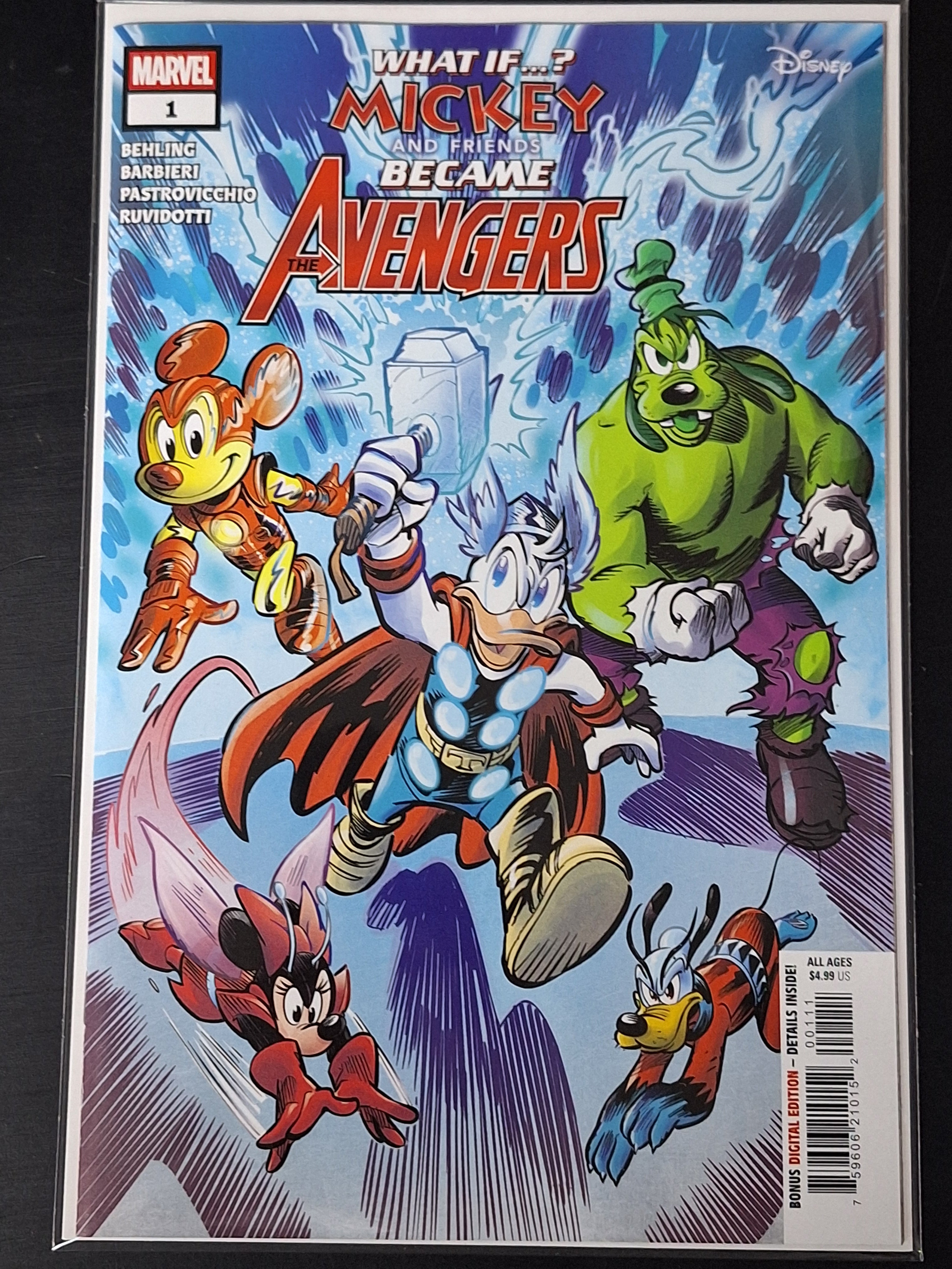 What If...? Mickey And Friends Became The Avengers 1 Marvel 2025 Cover A