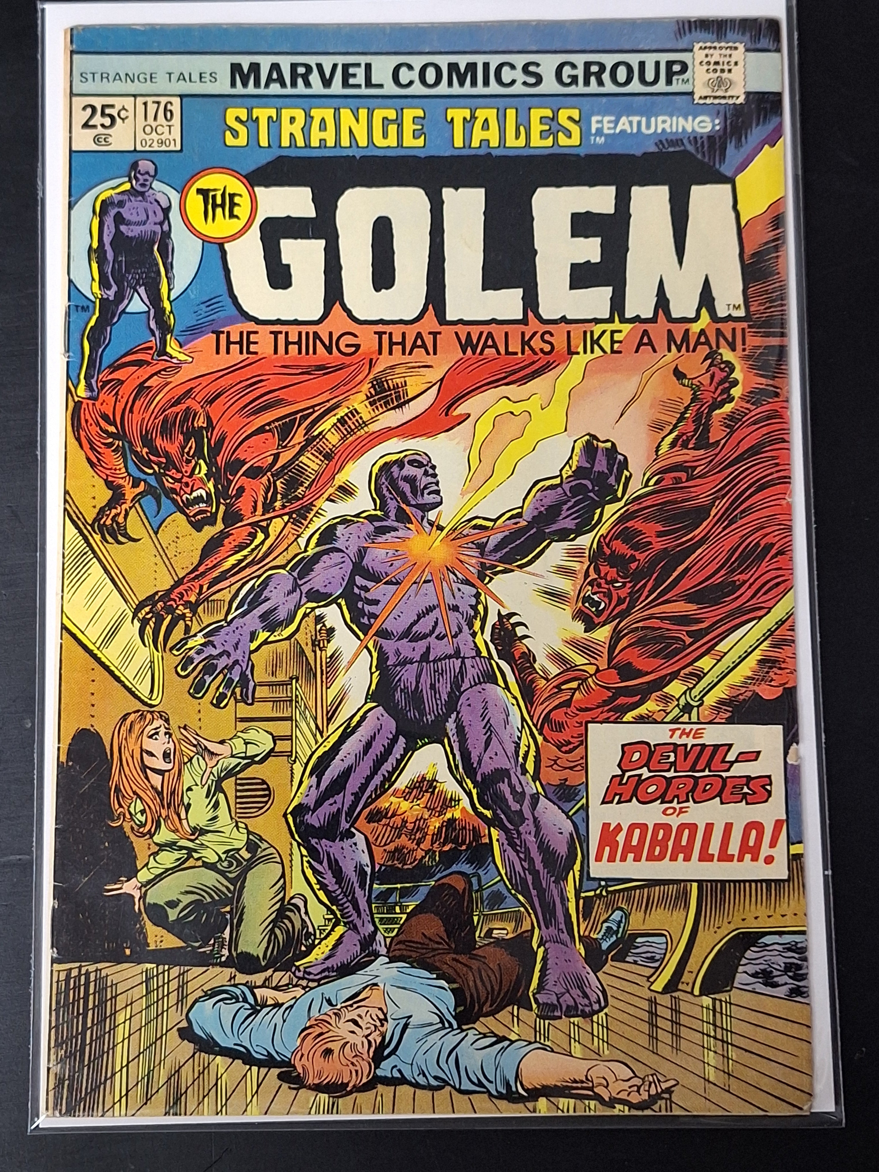 Strange Tales 176 Marvel 1974 2nd App of The Golem