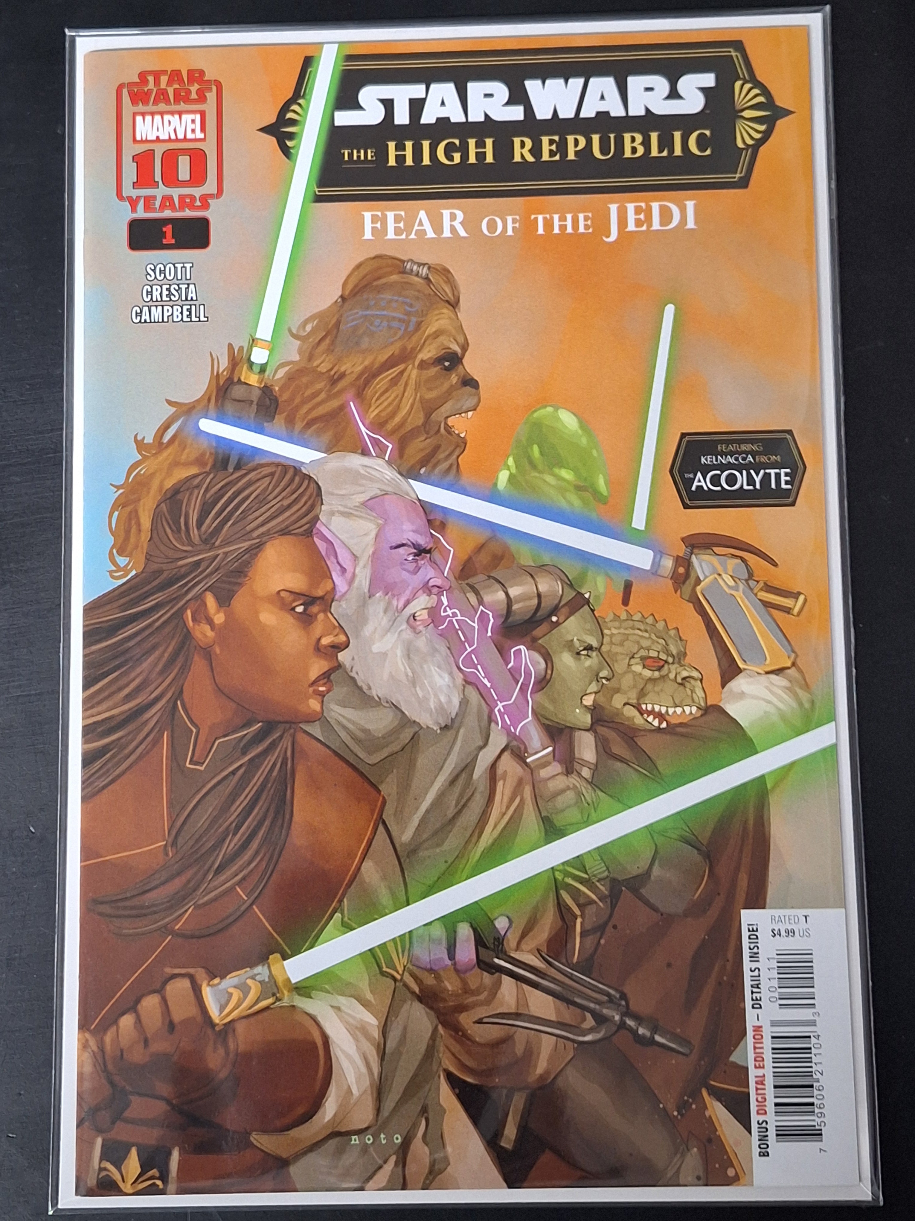 Star Wars: The High Republic - Fear Of The  Jedi # 1 Cover A Phil Noto
