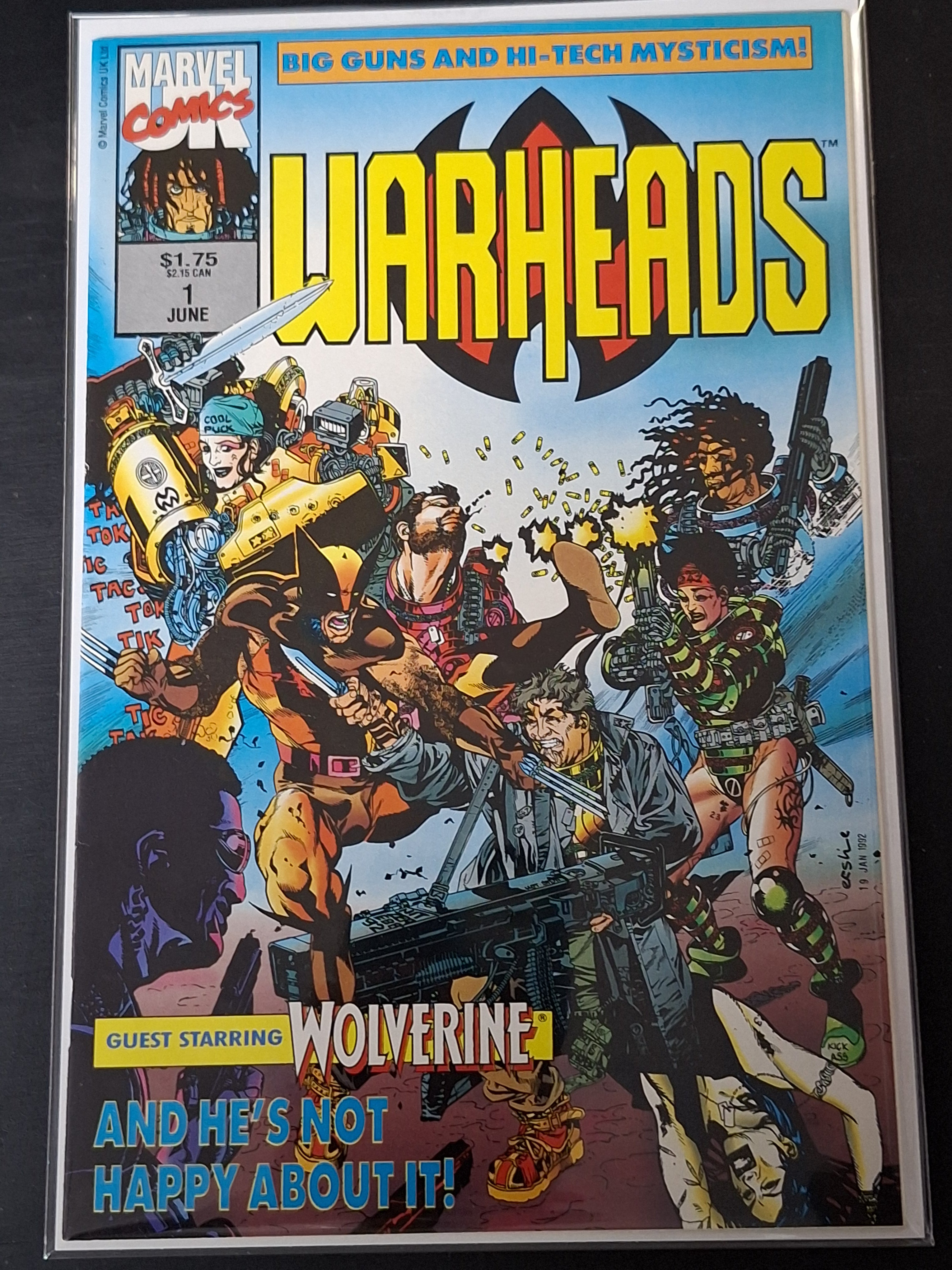 Warheads 1 Marvel UK 1992 Wolverine Appearance
