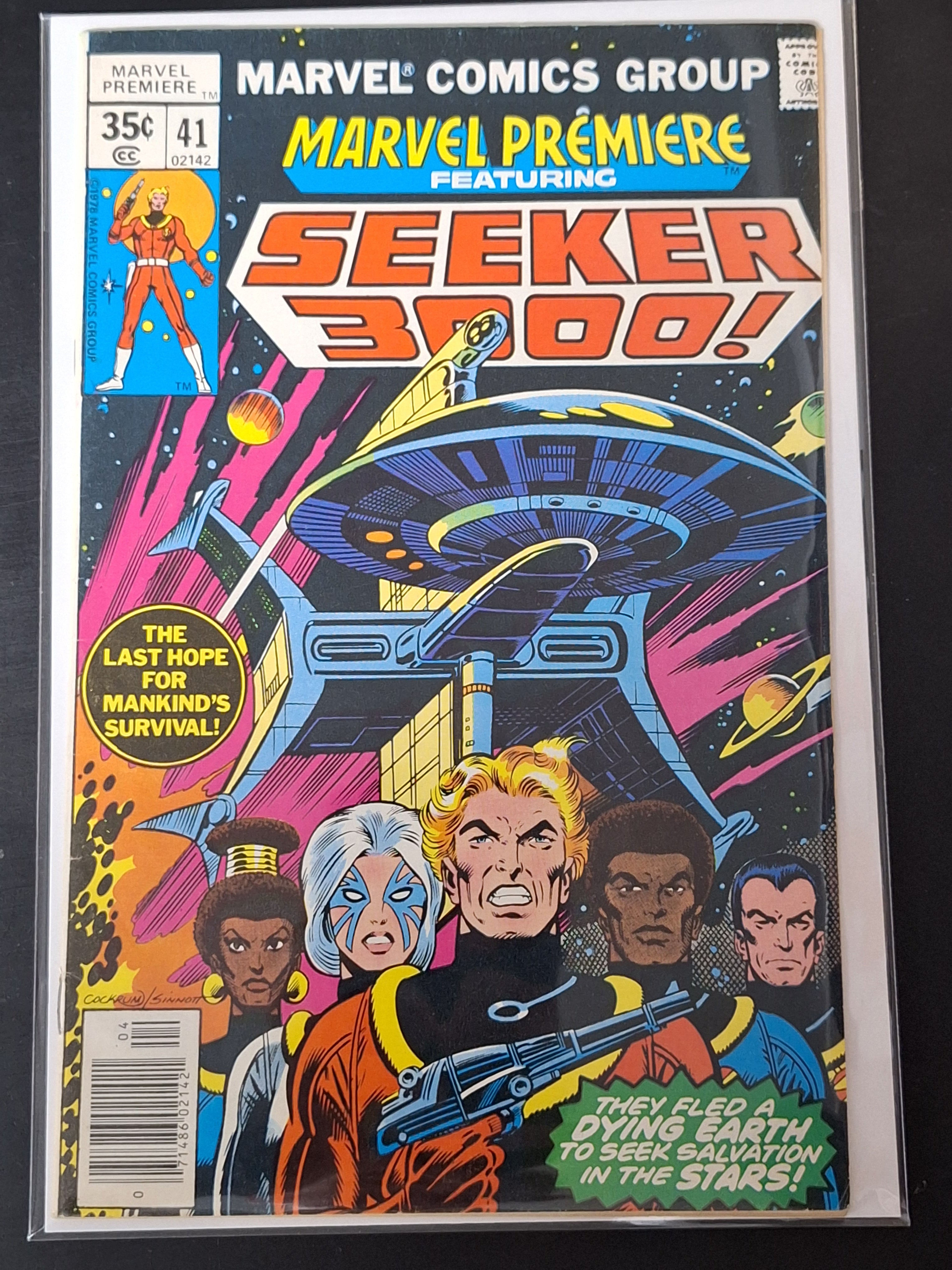 Marvel Premiere 41 Marvel 1978 1st App of Seeker 3000!