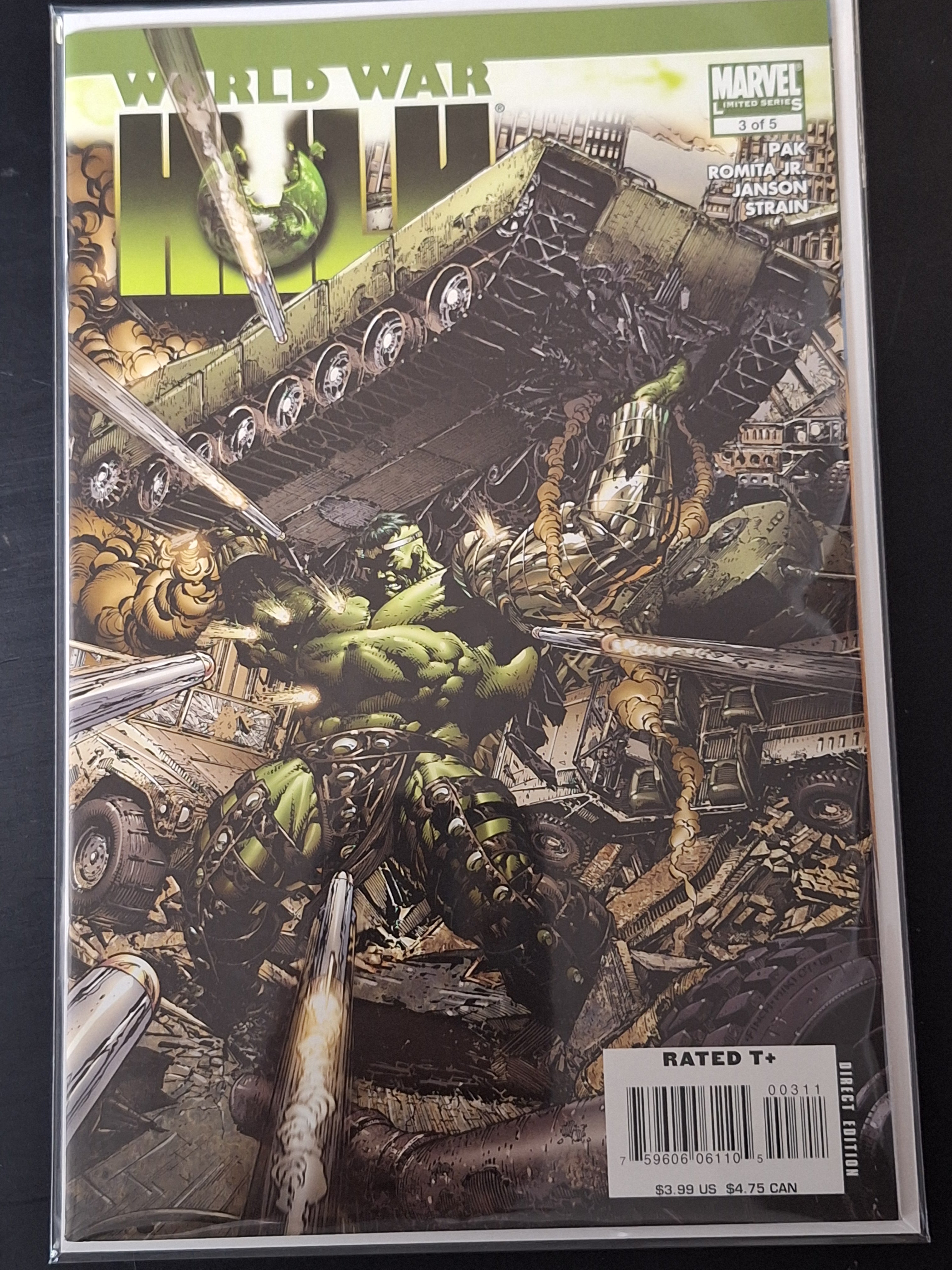 World War Hulk 3 Marvel 2007 David Finch Cover