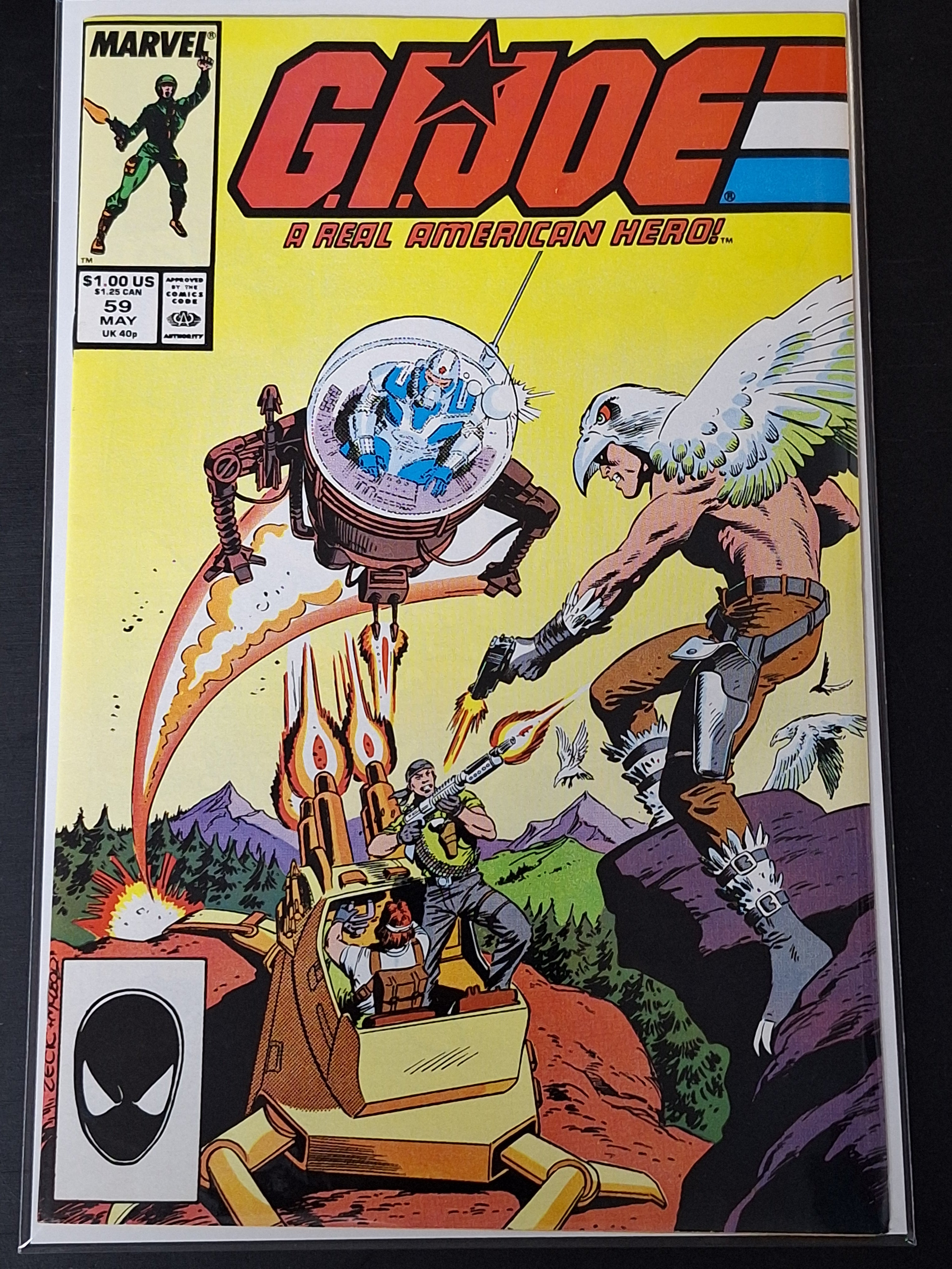 G.I Joe 59 Marvel 1987 1st App of Jinx & More