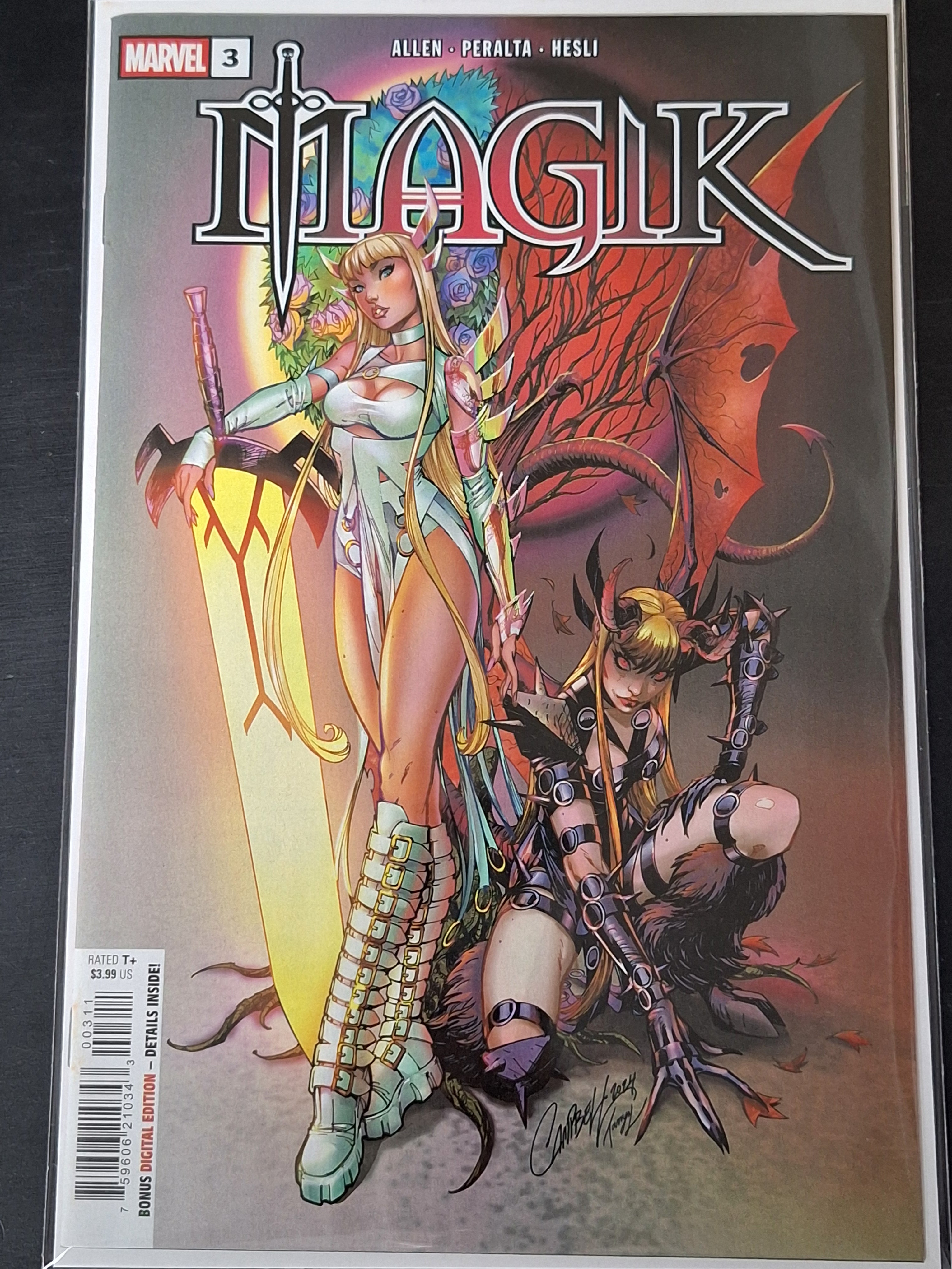 Magik 3 Marvel 2025 J.Scott Campbell Cover