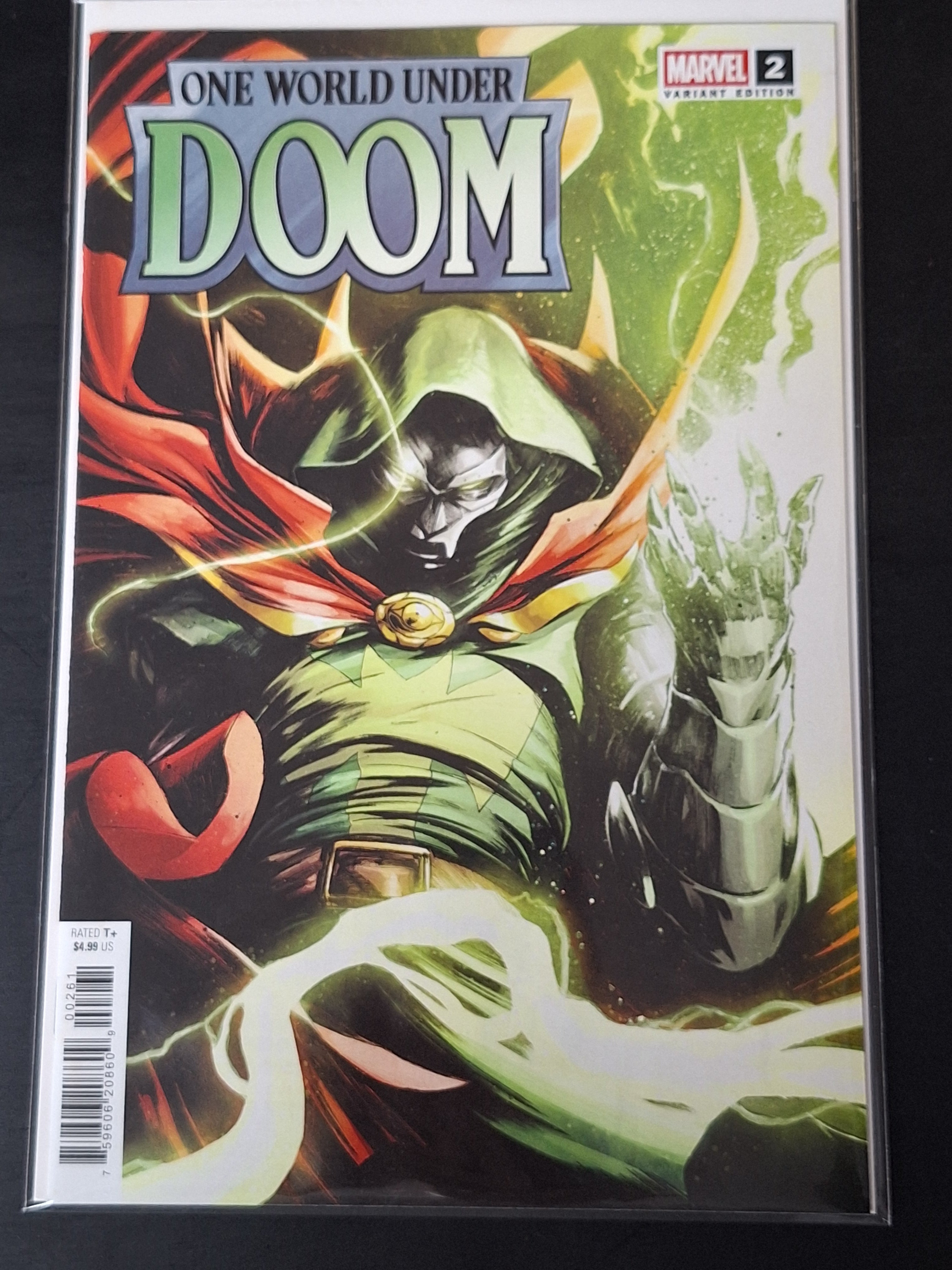 One World Under Doom 2 Marvel 20225 Cappuccio Variant 1st Printing