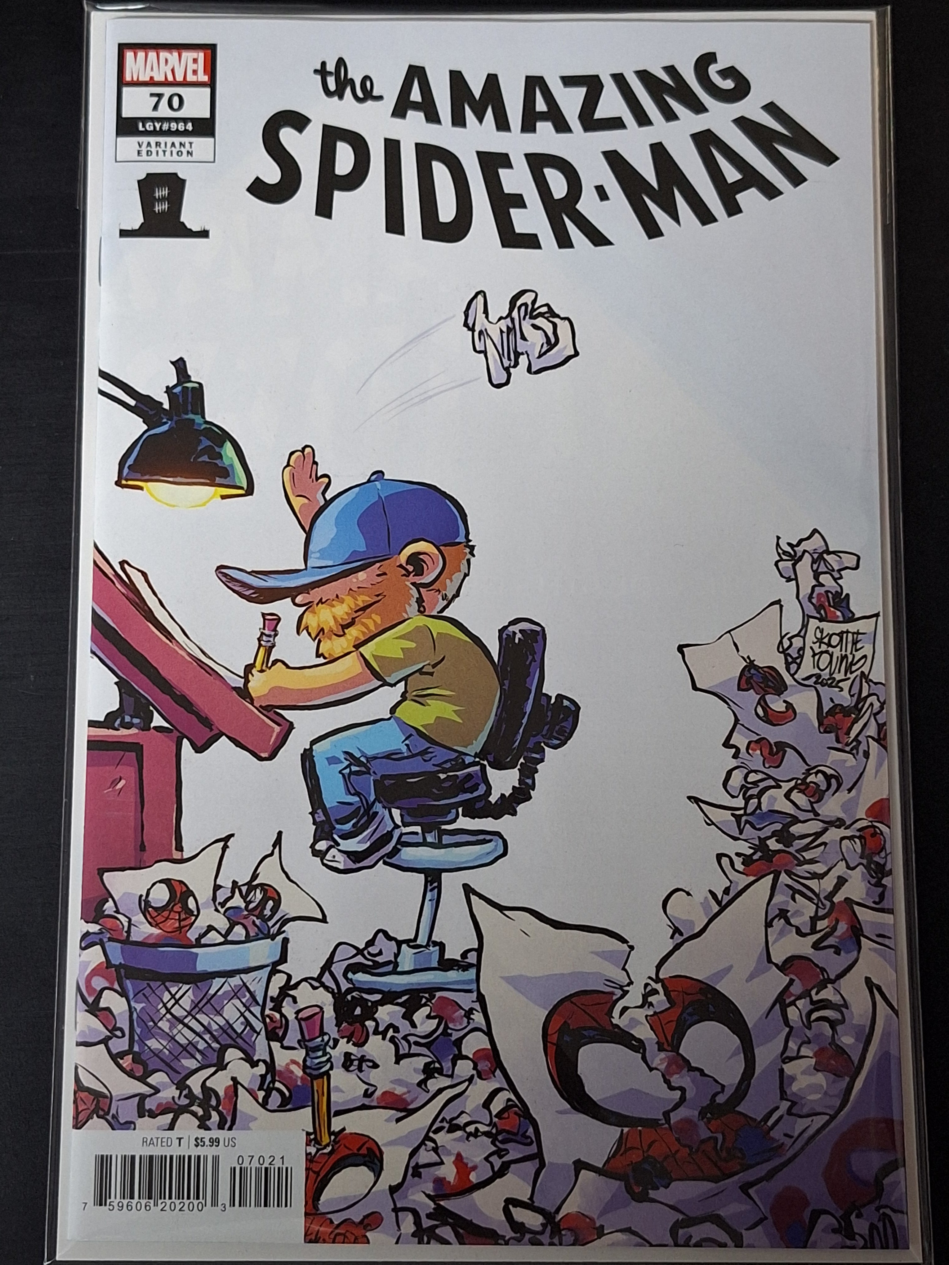 Amazing Spider-Man 70 Marvel 2025 Skottie Young Variant Final Issue