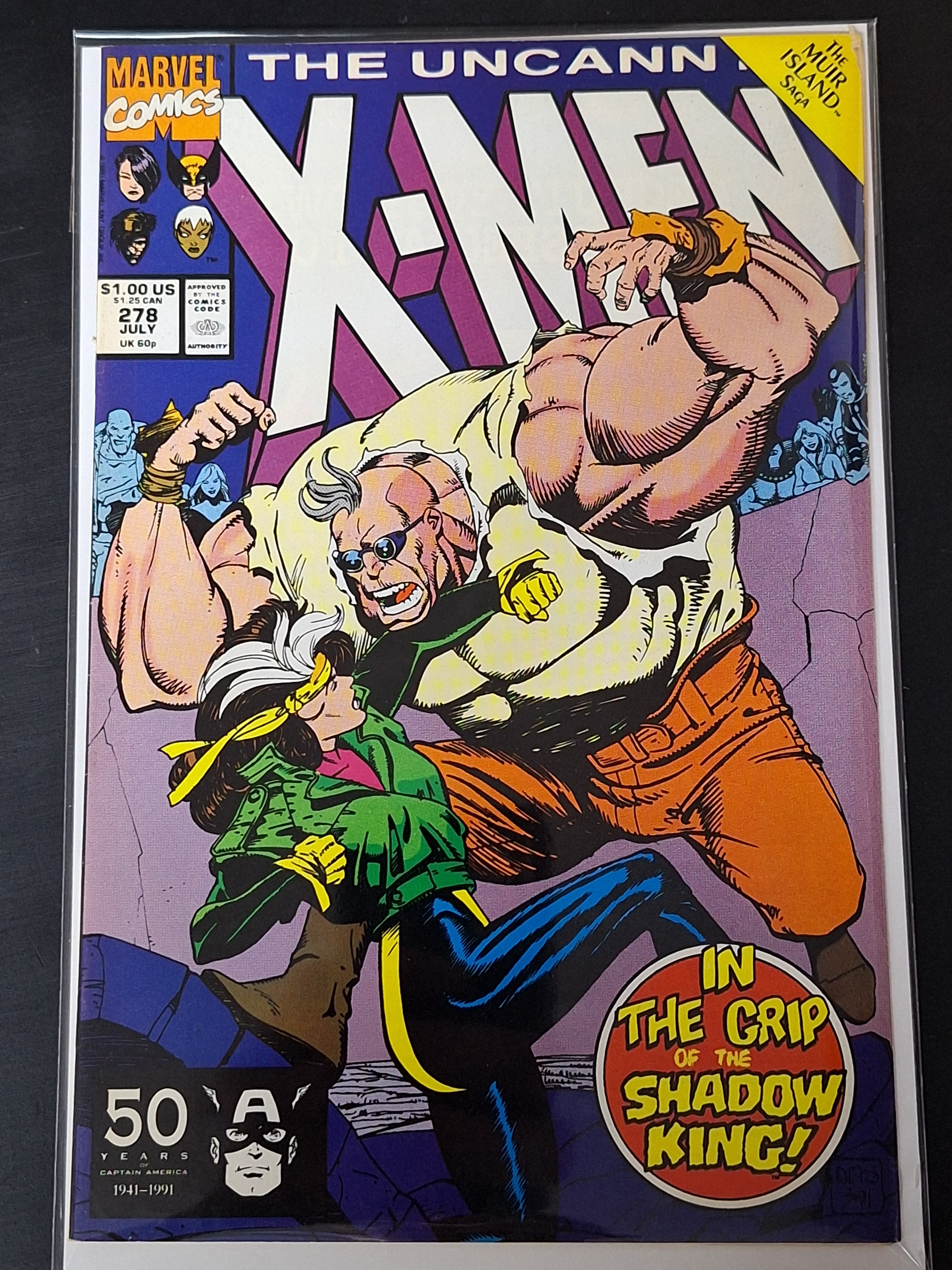 Uncanny X-Men 278 Marvel 1991 Grasp of The Shadow King