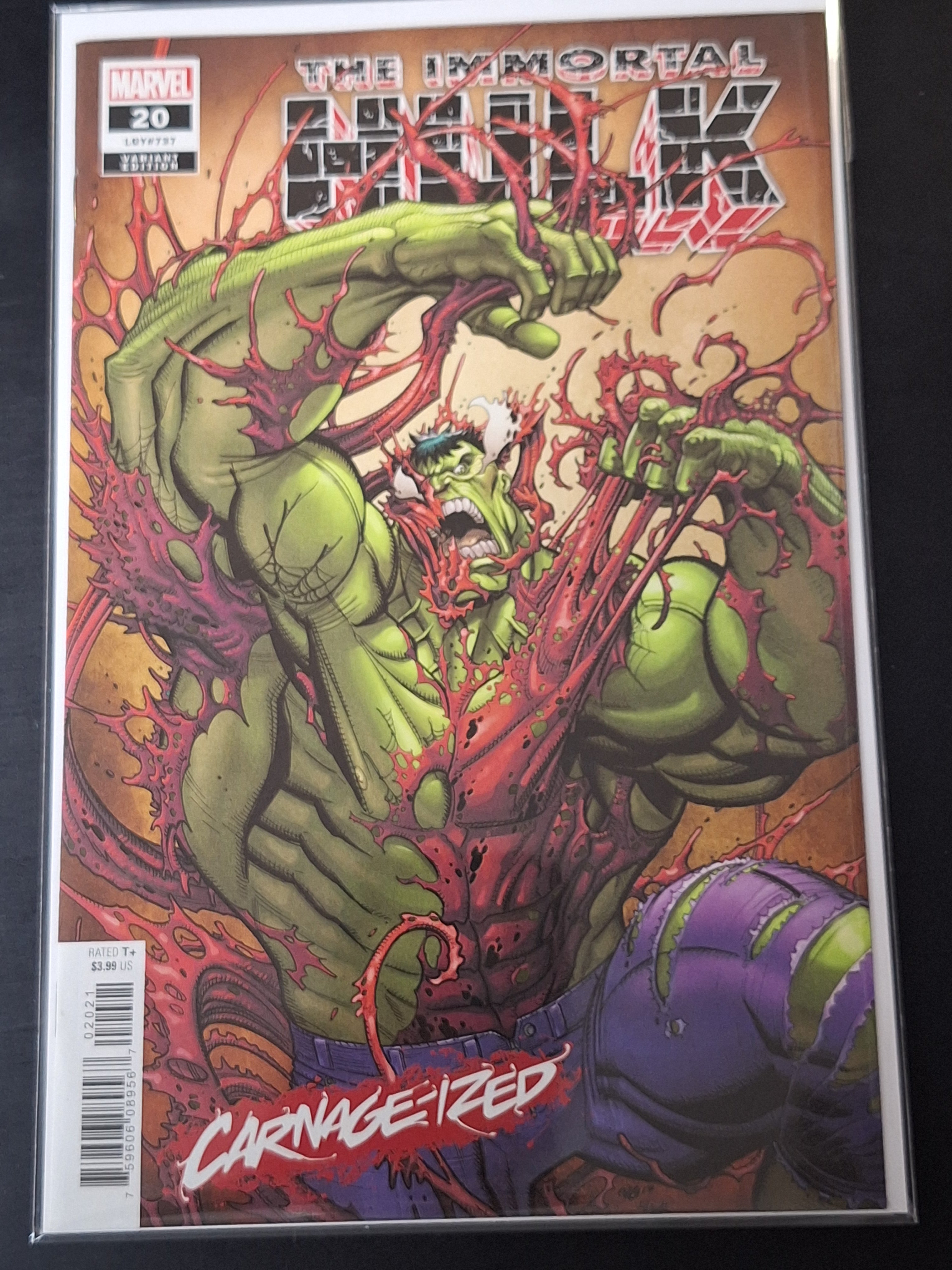 The Immortal Hulk 20 Marvel 2019 Carnage-ized Variant