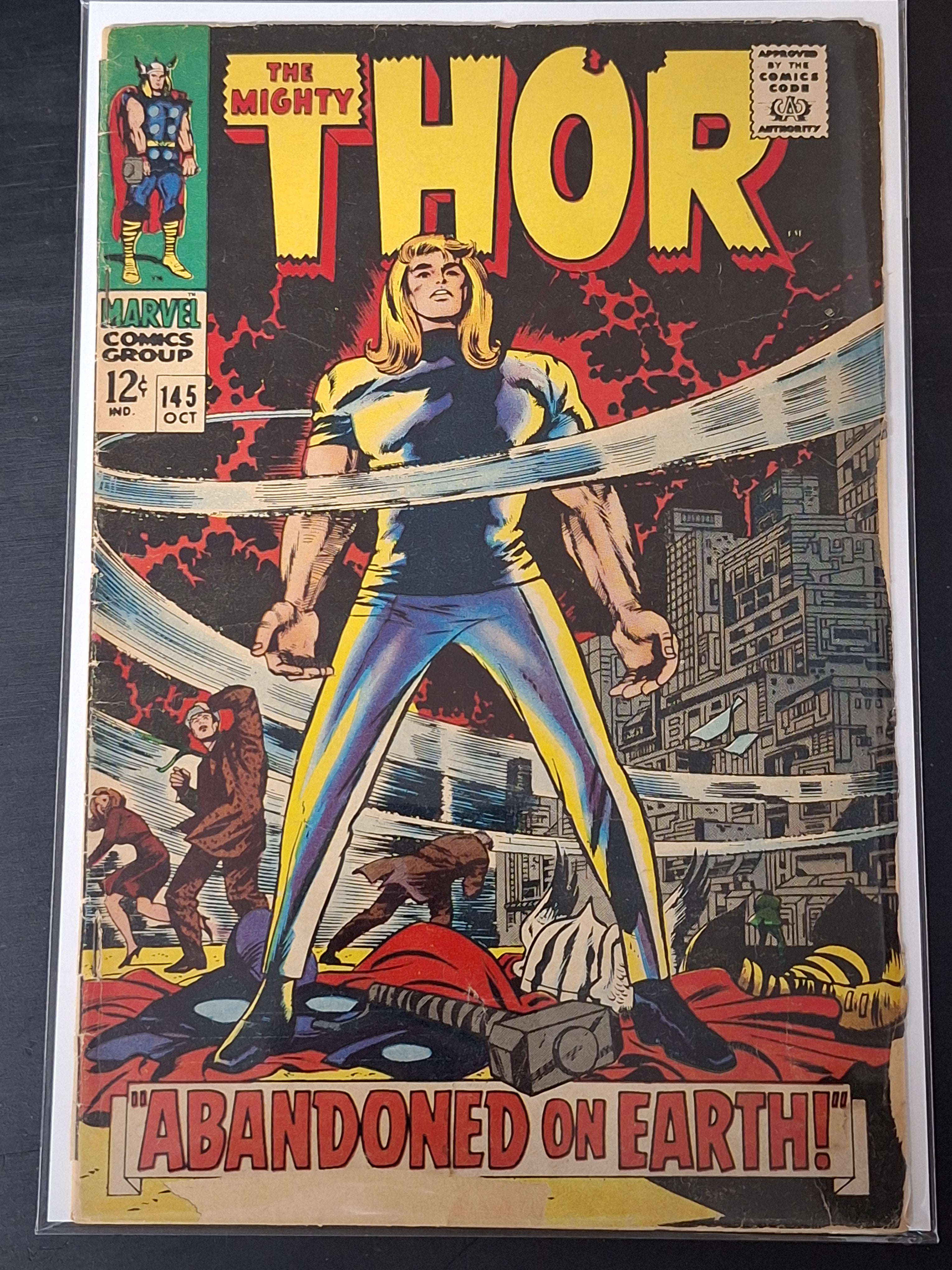 Thor 145 Marvel 1967 Thor Gets Abandoned on Earth