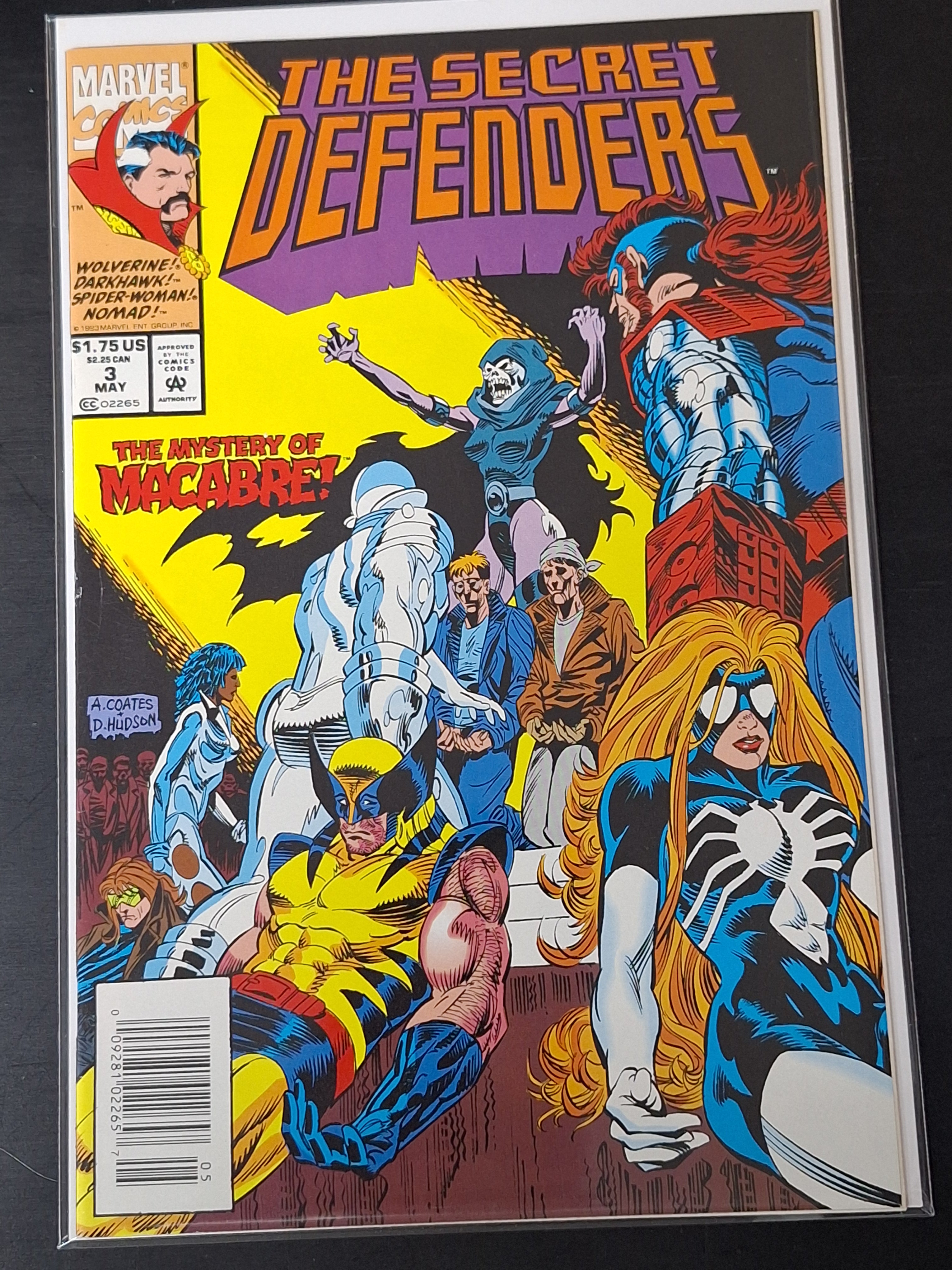 The Secret Defenders 3 Marvel 1993 Newsstand
