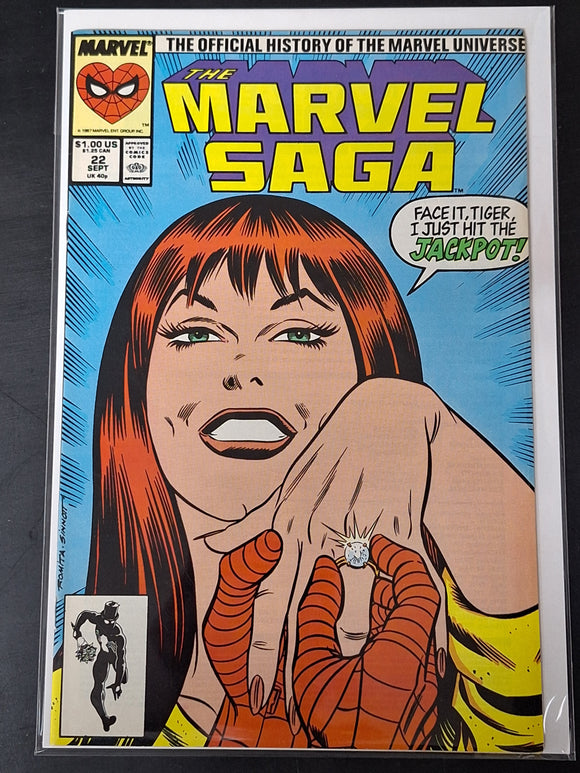 Marvel Saga 22 Marvel 1987 Iconic Cover By John Romita