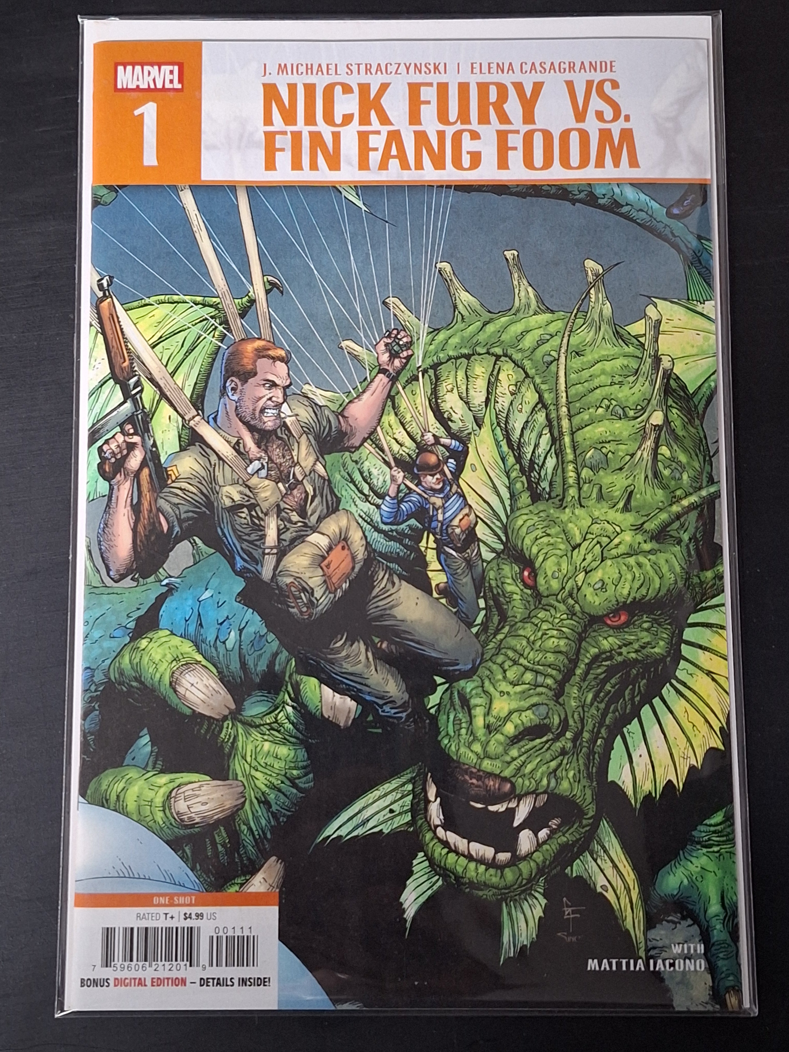 Nick Fury Vs. Fin Fang Foom 1 Marvel 2025 Cover A