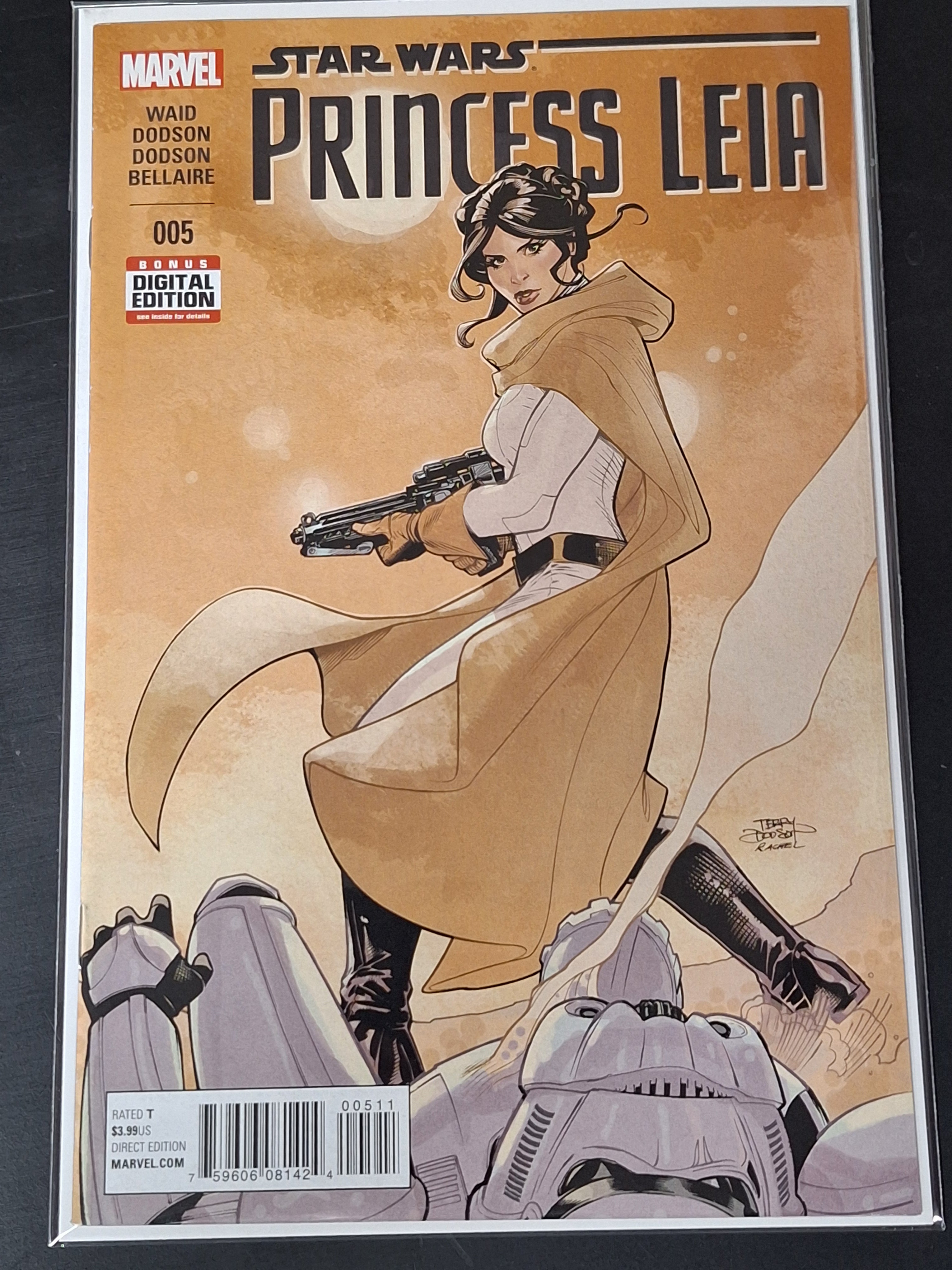Star Wars Princess Leia 5 Marvel 2015 Terry Dodson