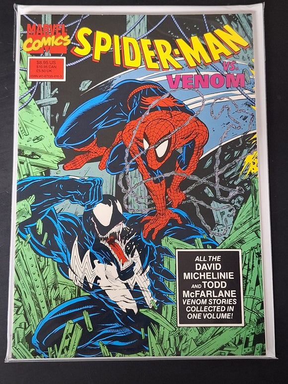 Spider-Man vs. Venom Marvel 1990 TPB 1st Printing Todd McFarlane