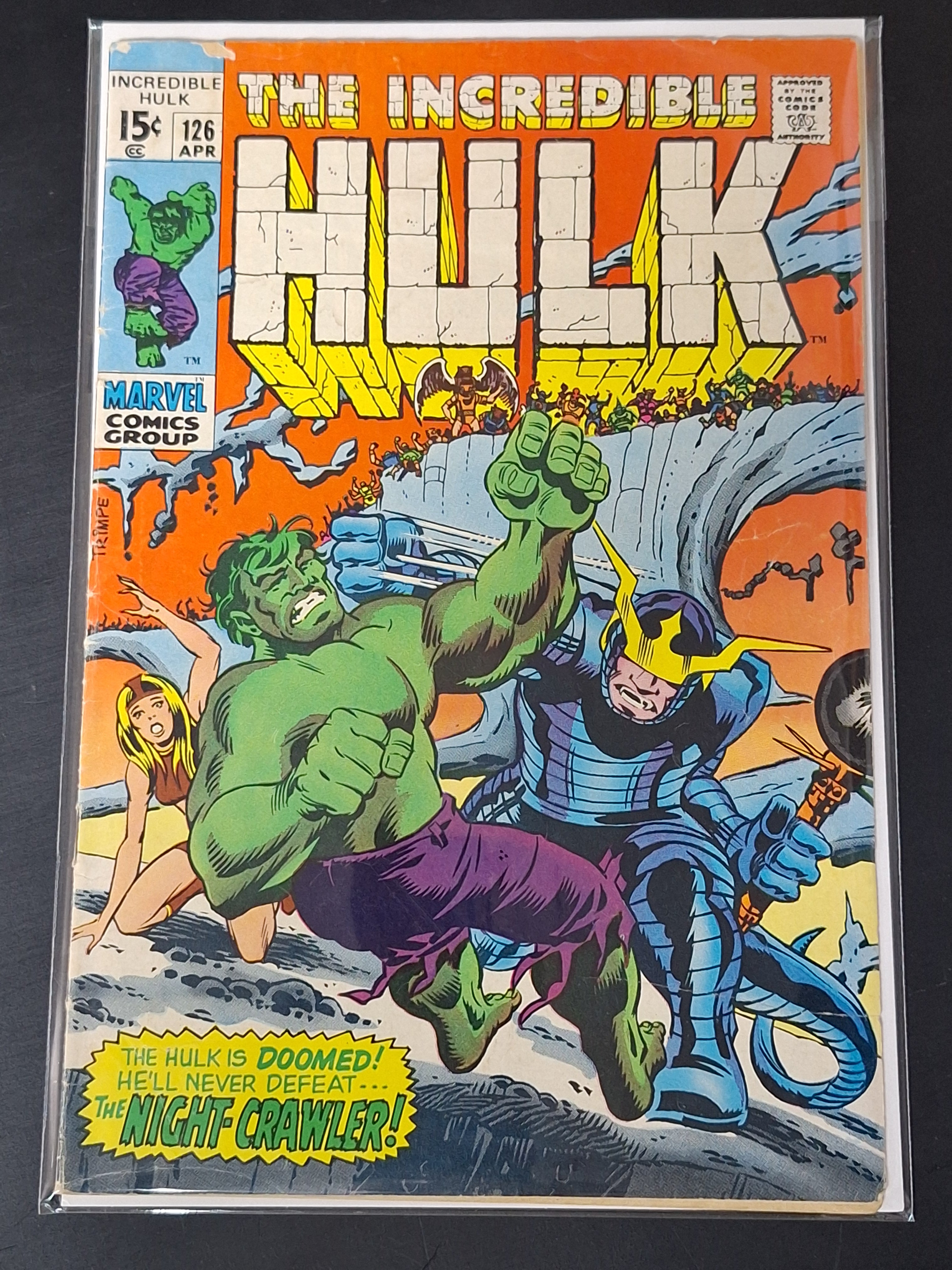 Incredible Hulk 126 Marvel 1971 1st Barbra Norris