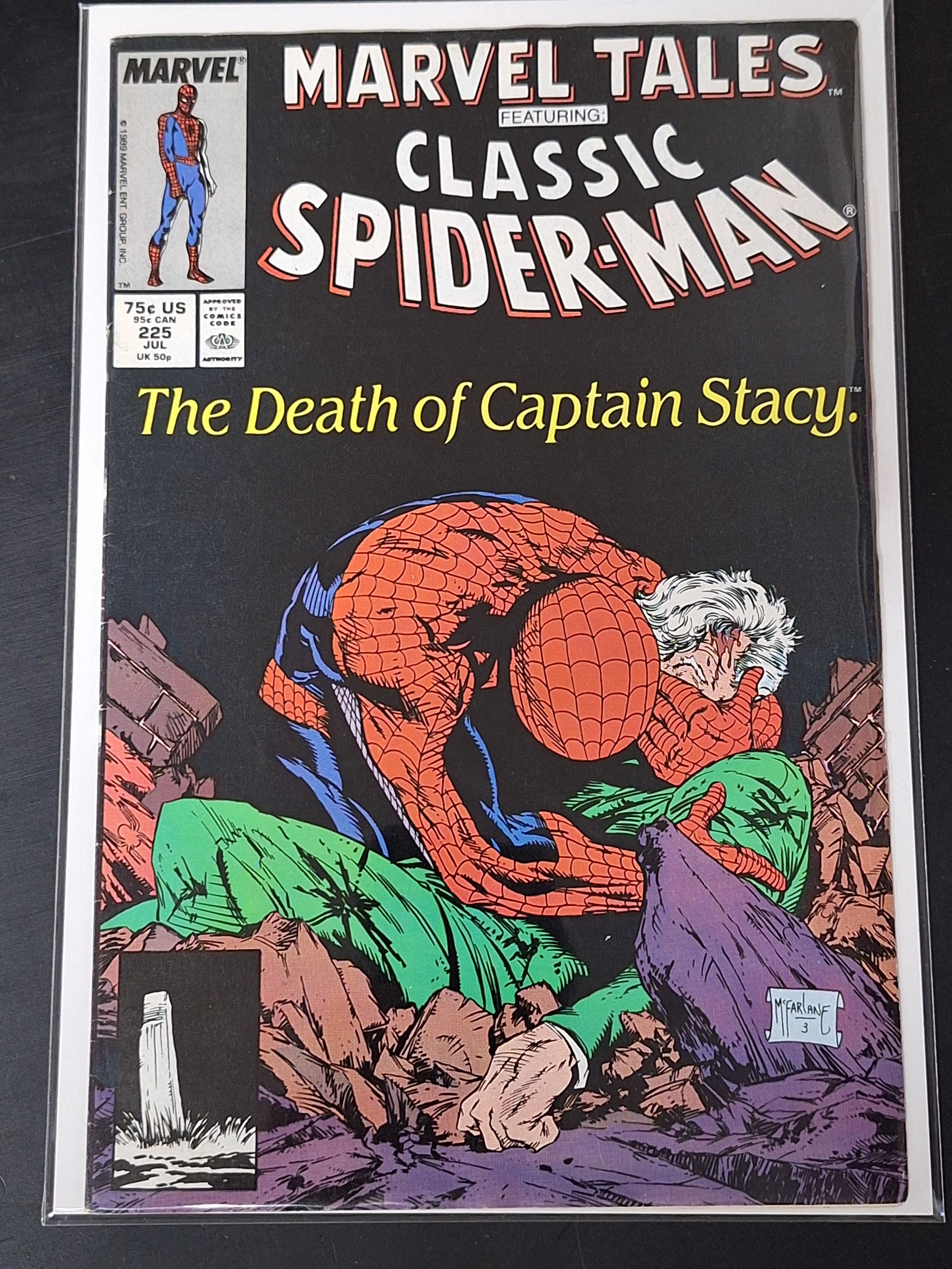 Marvel Tales 225 Marvel 1989 Todd McFarlane Cover