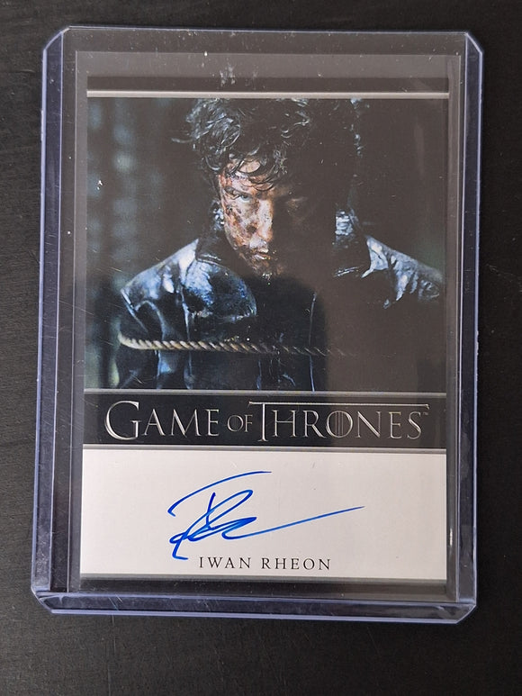 2023 Game of Thrones Art & Images Ramsey Bolton Auto Iwan Rheon