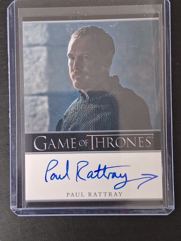 2023 Game of Thrones Art & Images Harald Karstark Auto Paul Rattray