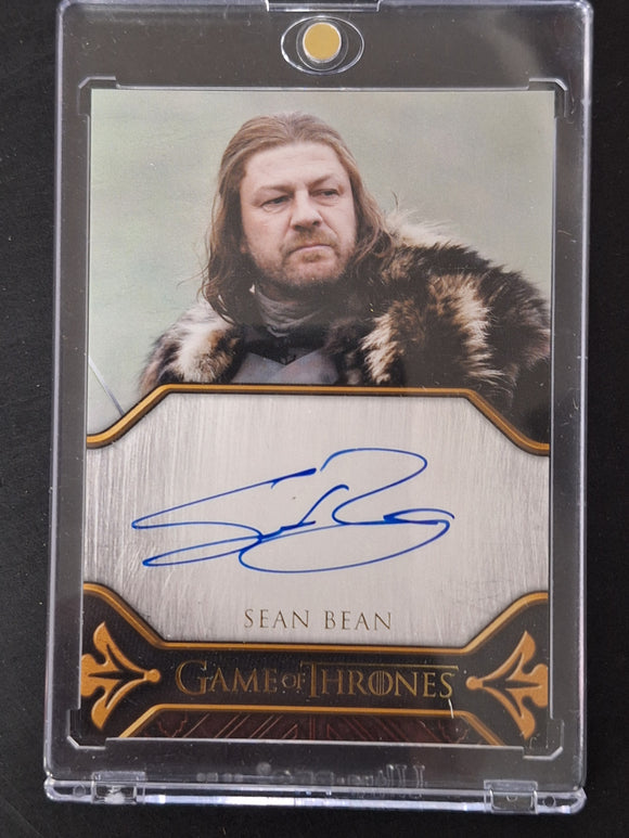 2023 Game of Thrones Art & Images Eddard Stark Auto Sean Bean