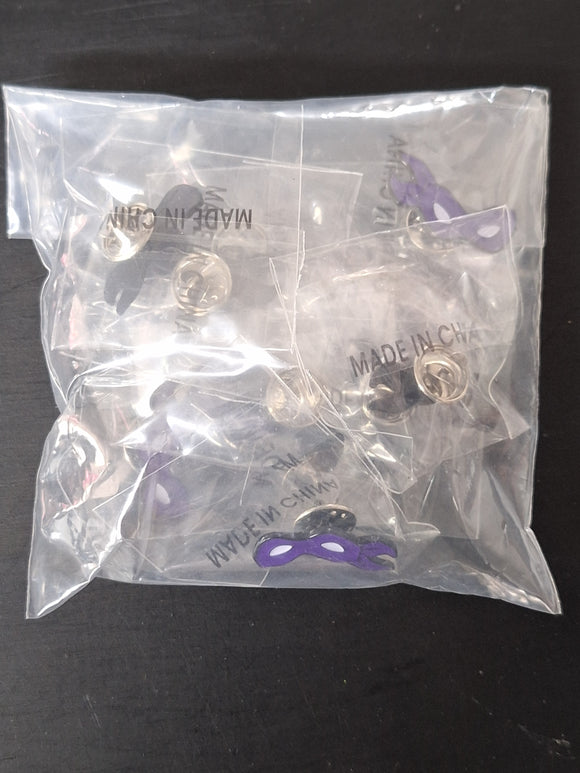 TMNT Retailer Promotional SDCC IDW 2024 Purple Pins - Pack of 10