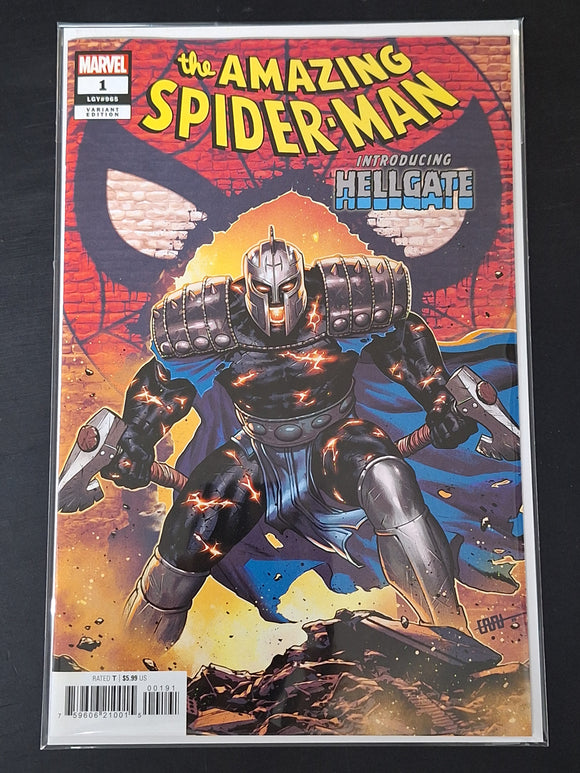Amazing Spider-Man 1 Marvel 2025 Cafu Hellgate Variant 1st Appearance