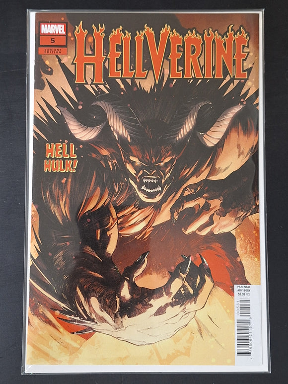 Hellverine 5 Marvel 2025 Cappuccio Spoiler Variant 1st Hell Hulk