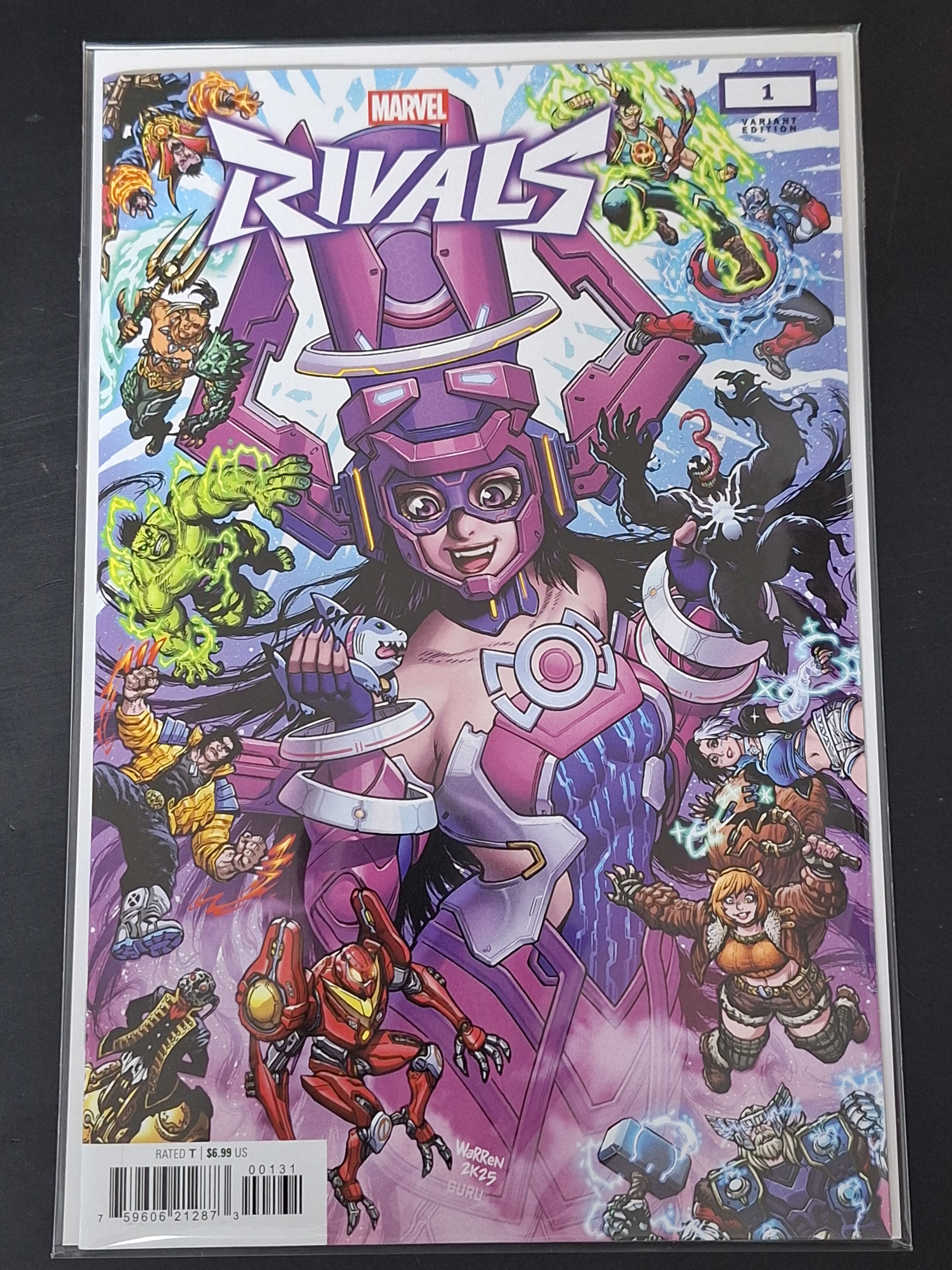 Marvel Rivals 1 Marvel 2025 Adam Warren Variant