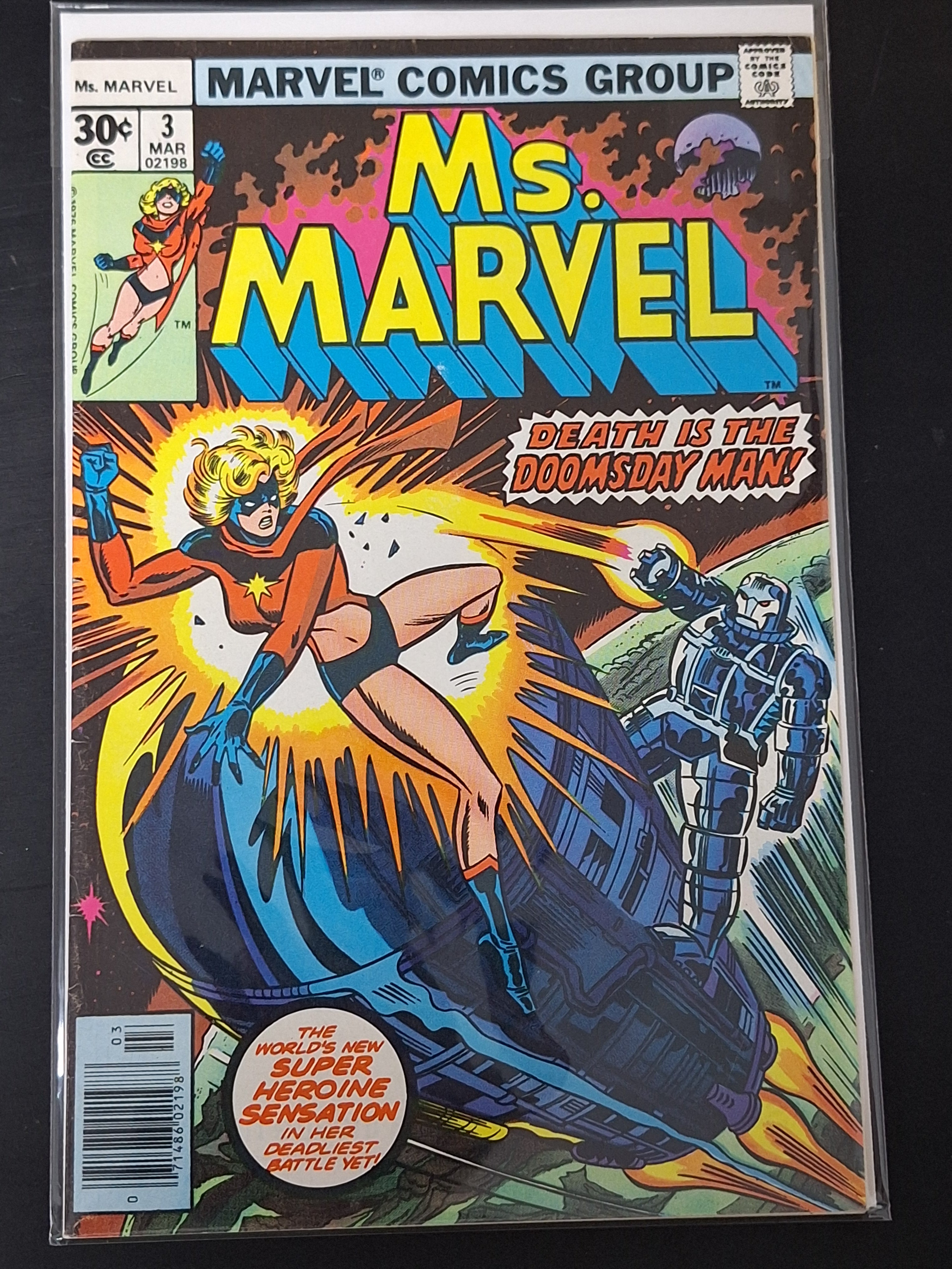 Ms.Marvel 3 Marvel 1976 Doomsday Man