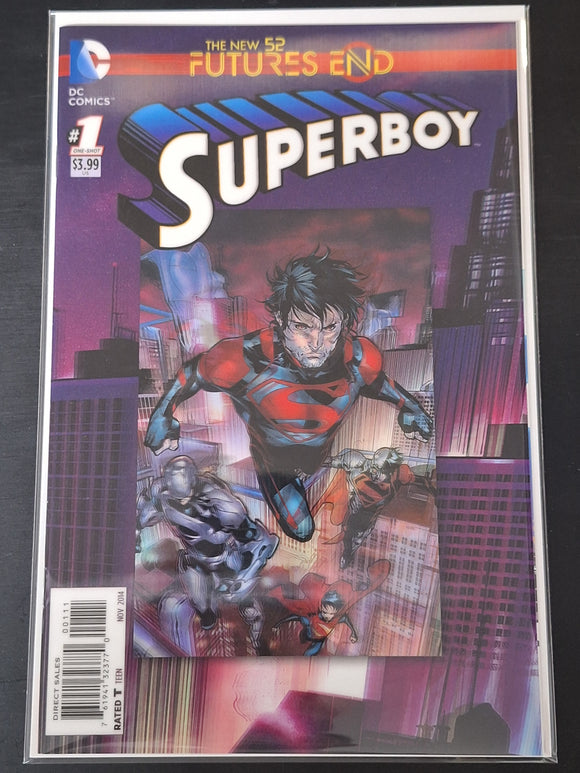 Superboy 1 DC 2014 New 52 Futures End 3D Lenticular Cover