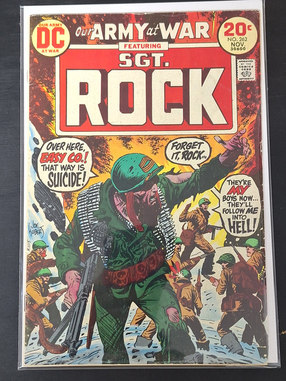 Our Army At War 262 DC 1973 Sgt. Rock