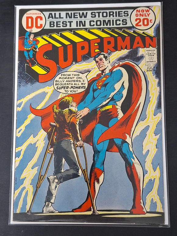 Superman 254 DC 1972 Classic Neal Adams Cover