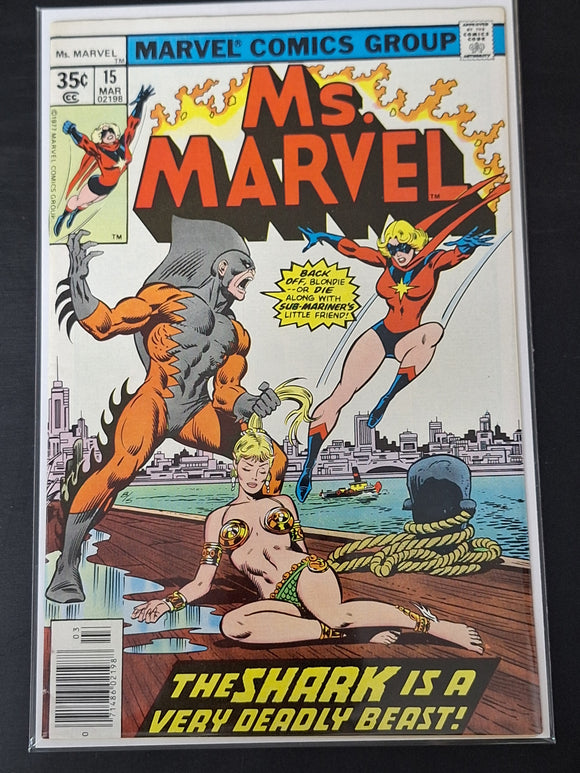 Ms.Marvel 15 Marvel 1977 vs Tiger Shark