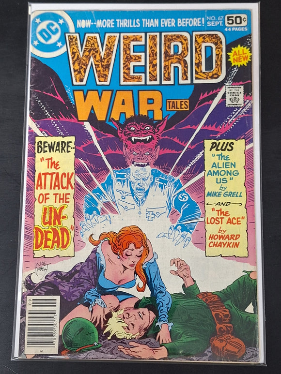 Weird War Tales 67 DC 1978 Joe Kubert Cover