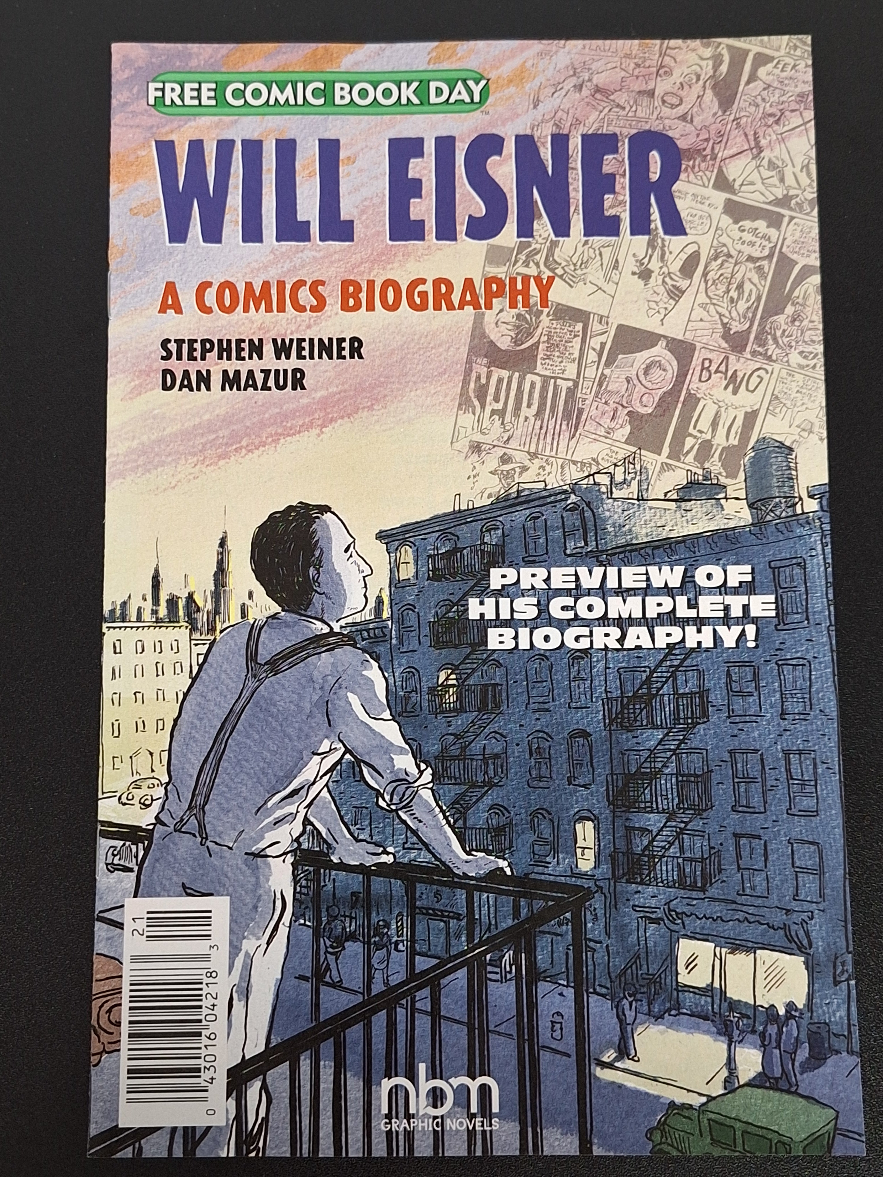 FCBD 2025 - NBM- WILL EISNER COMIC BIOGRAPHY