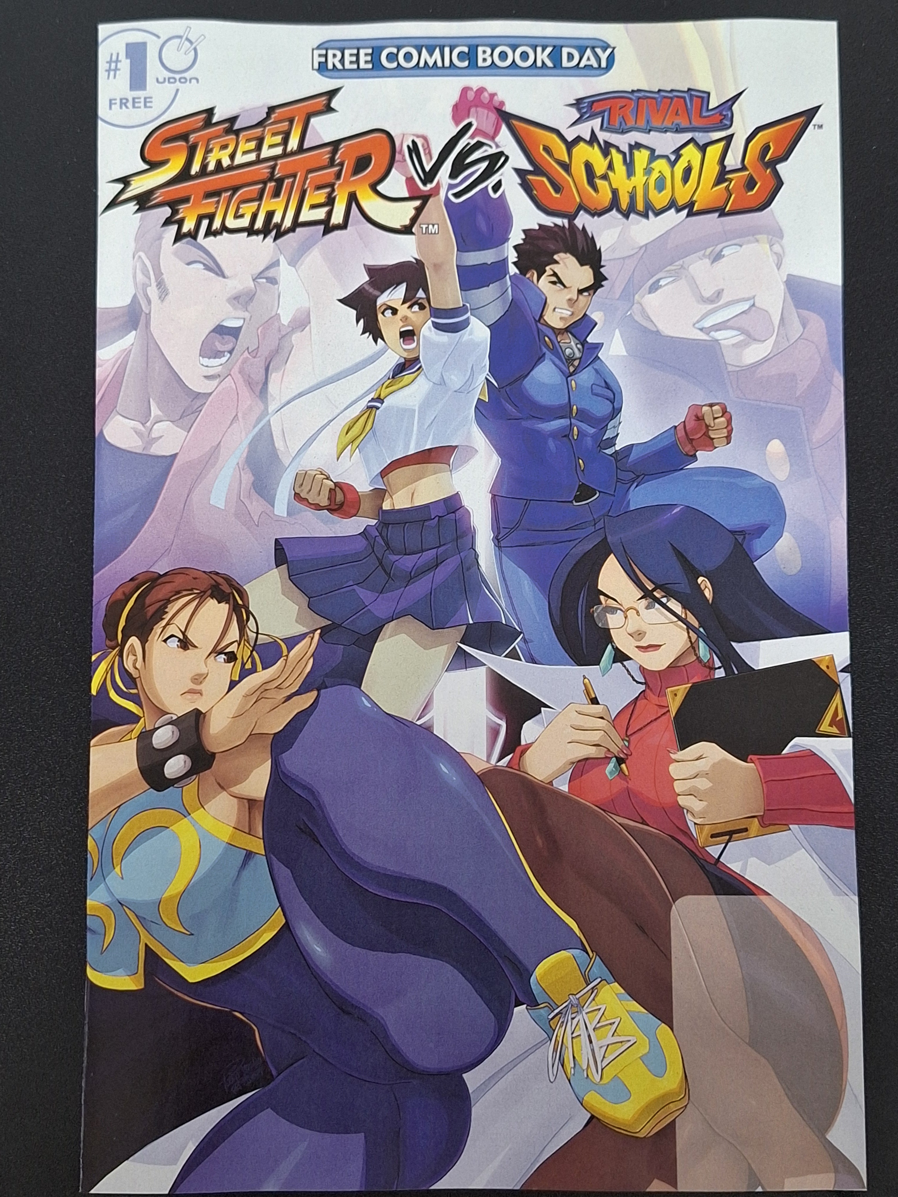 FCBD 2025 - UDON - STREET FIGHTER VS RIVALS SCHOOLS #1 SPECIAL EDITION