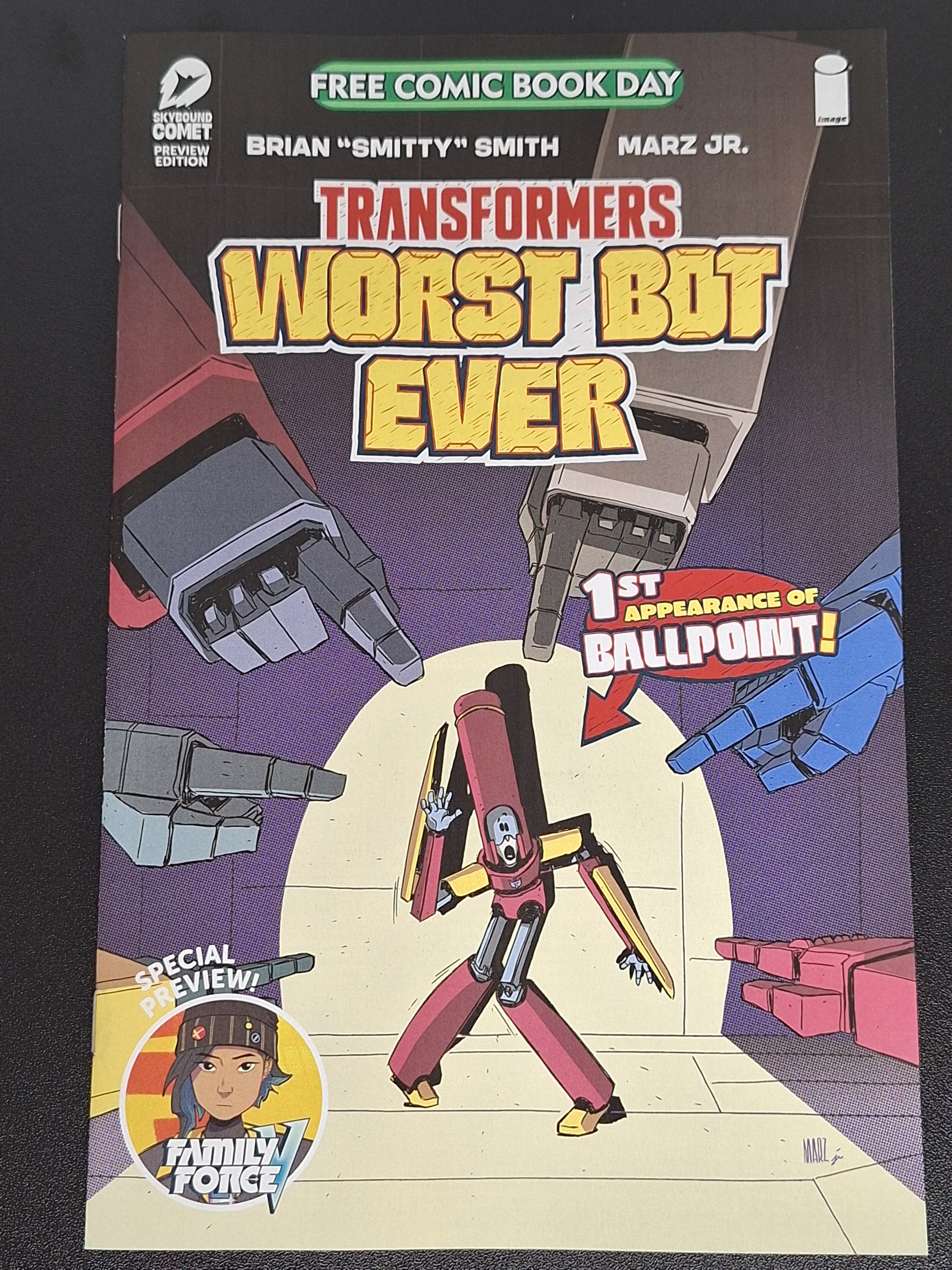 FCBD 2025 - IMAGE SKYBOUND - TRANSFORMERS THE WORST BOT EVER