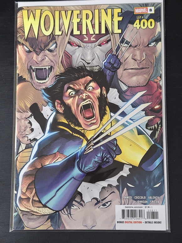 Wolverine 8 Marvel 2025 Legacy #400 Cover A
