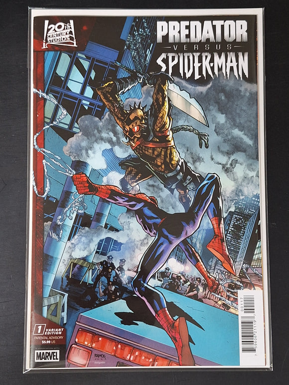 Predator Versus Spider-Man 1 Marvel 2025 Ramos 1:25 Variant
