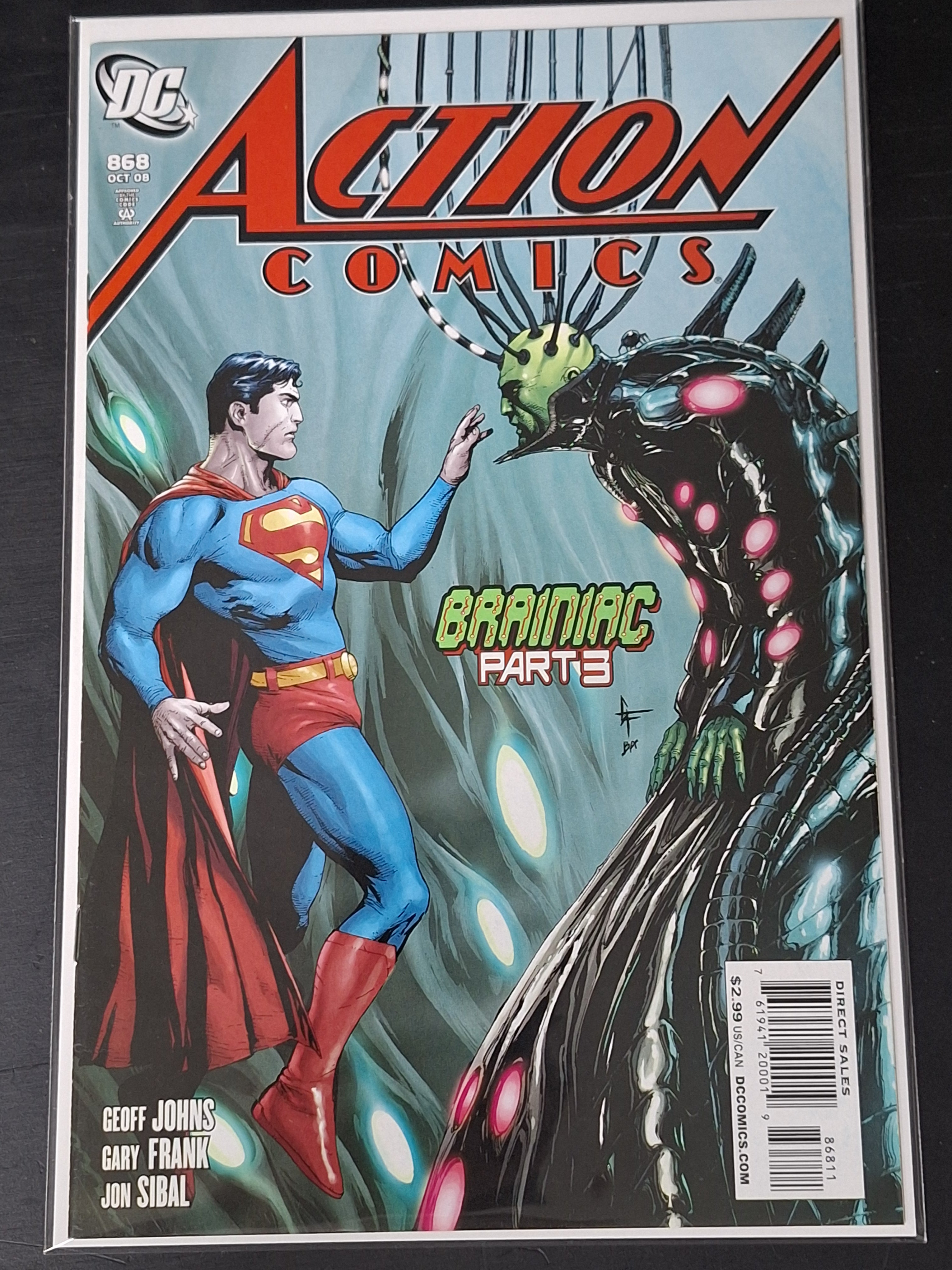 Action Comics 868 DC 2008 Brainiac Part 3