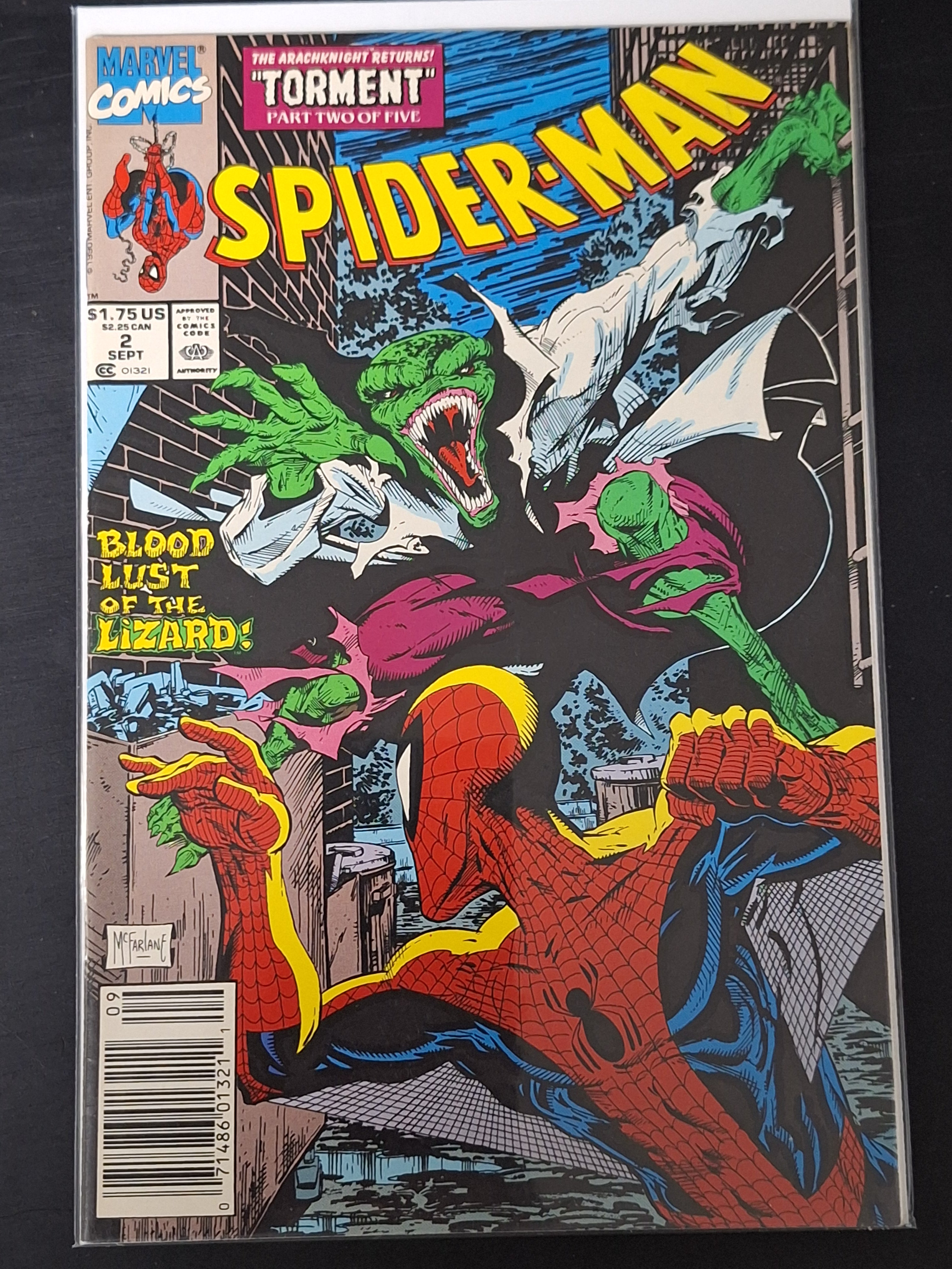 Spider-Man 2 Marvel 1990 McFarlane Newsstand