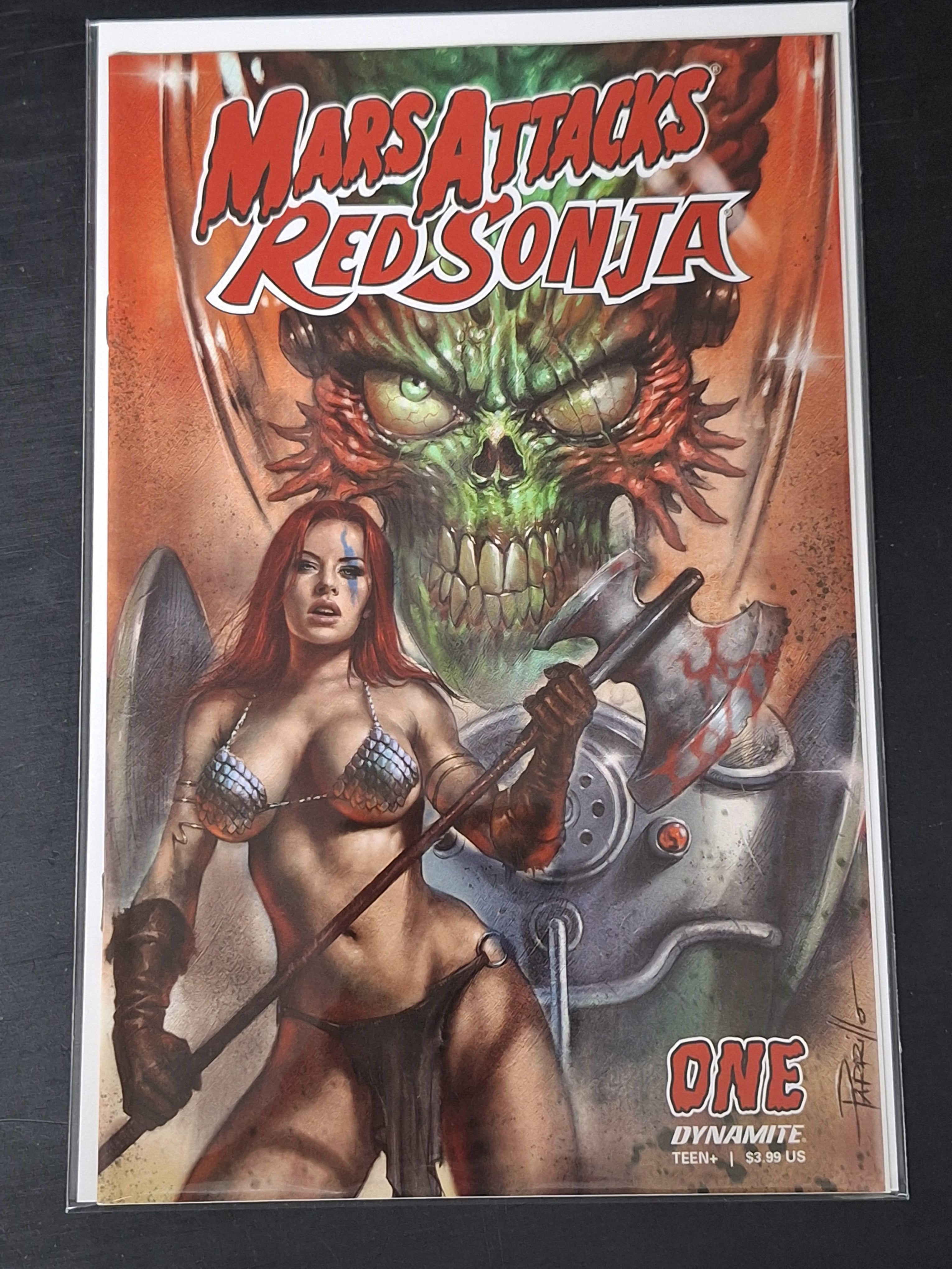 Mars Attacks Red Sonja 1 Dynamite 2020 Cover A Lucio Parrillo