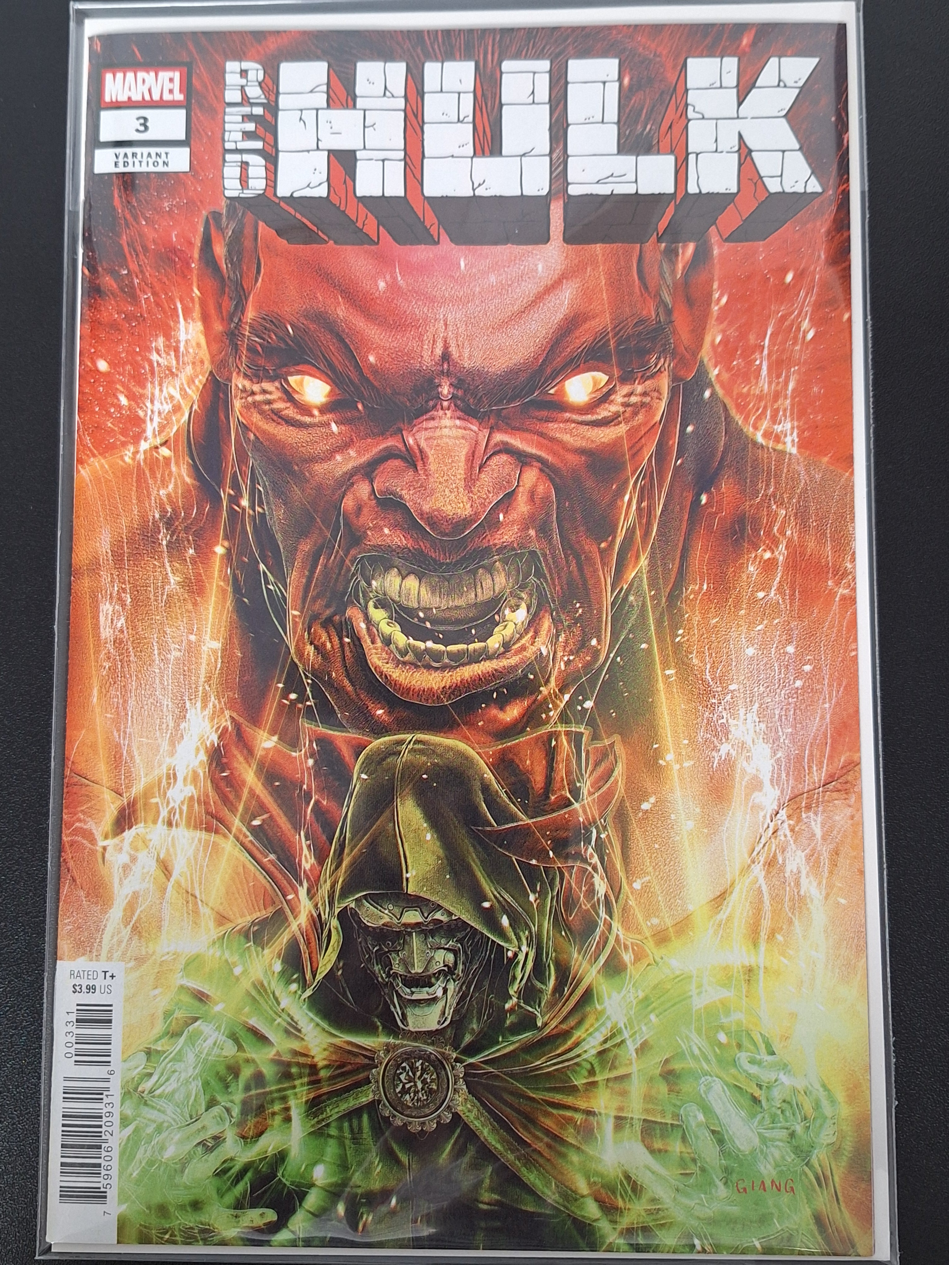 Red Hulk 3 Marvel 2025 John Giang Variant