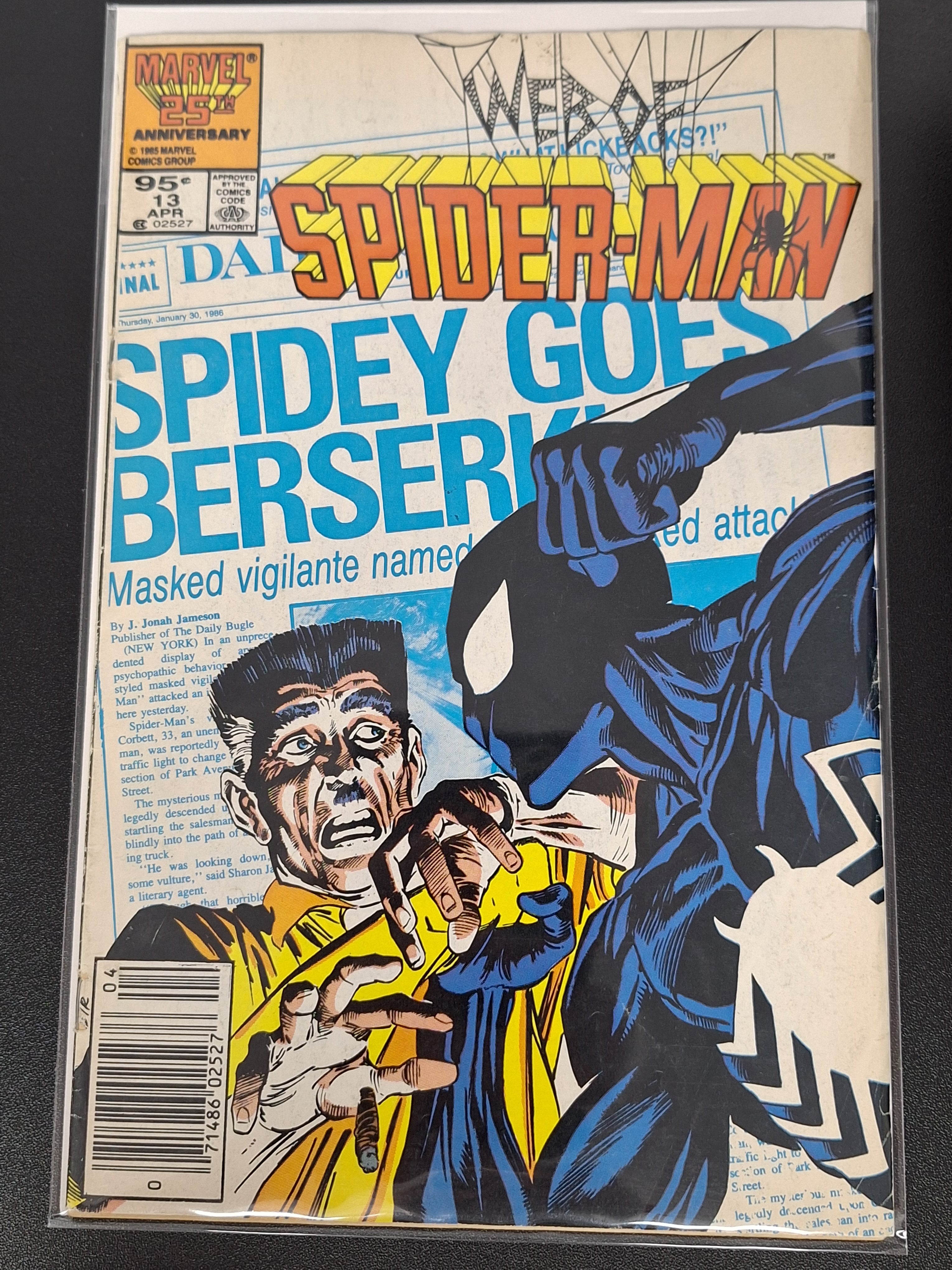 Web of Spider-Man 13 Marvel 1986 Canadian price Variant