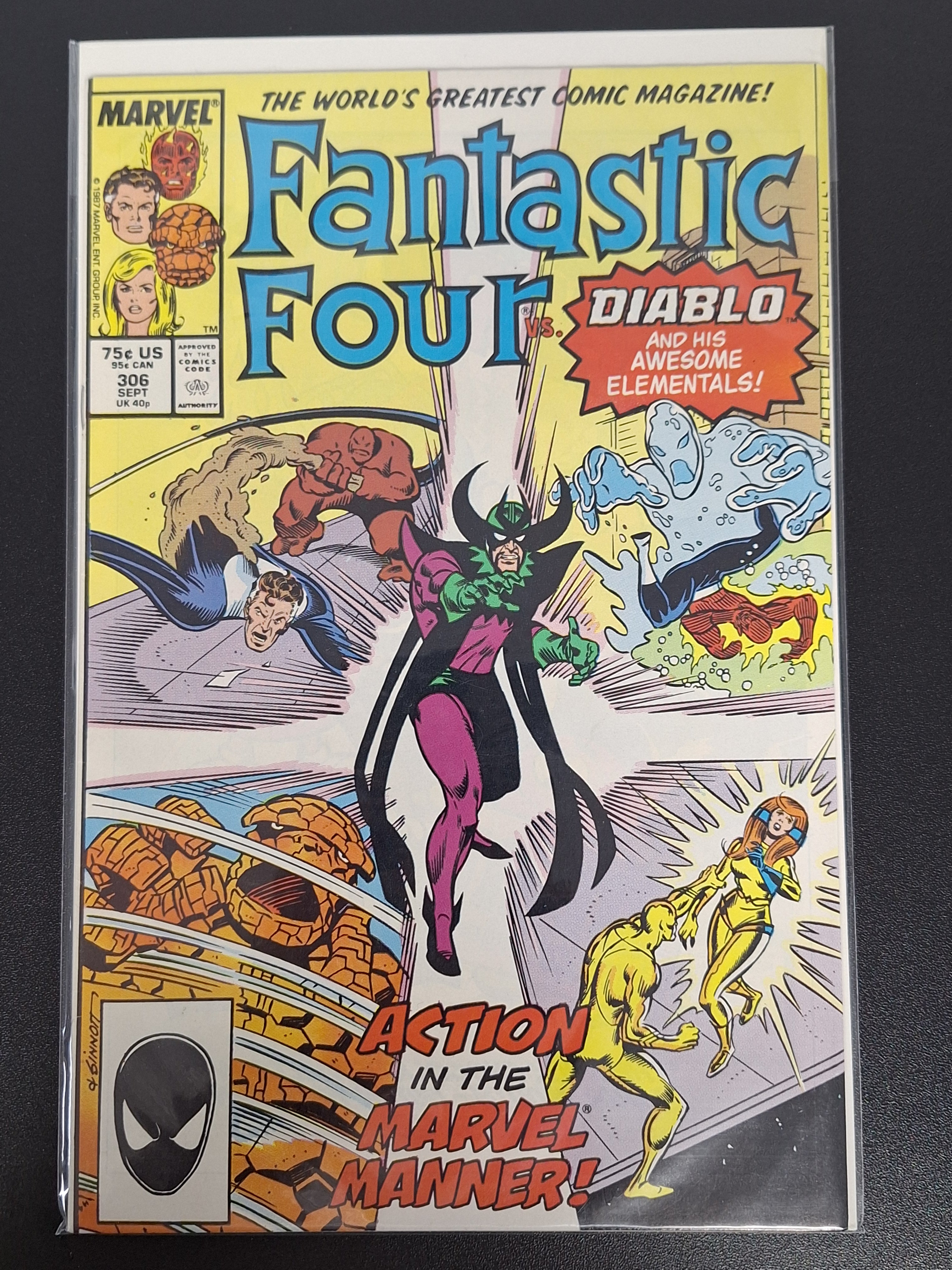 Fantastic Four 306 Marvel 1987 Diablo Appearance