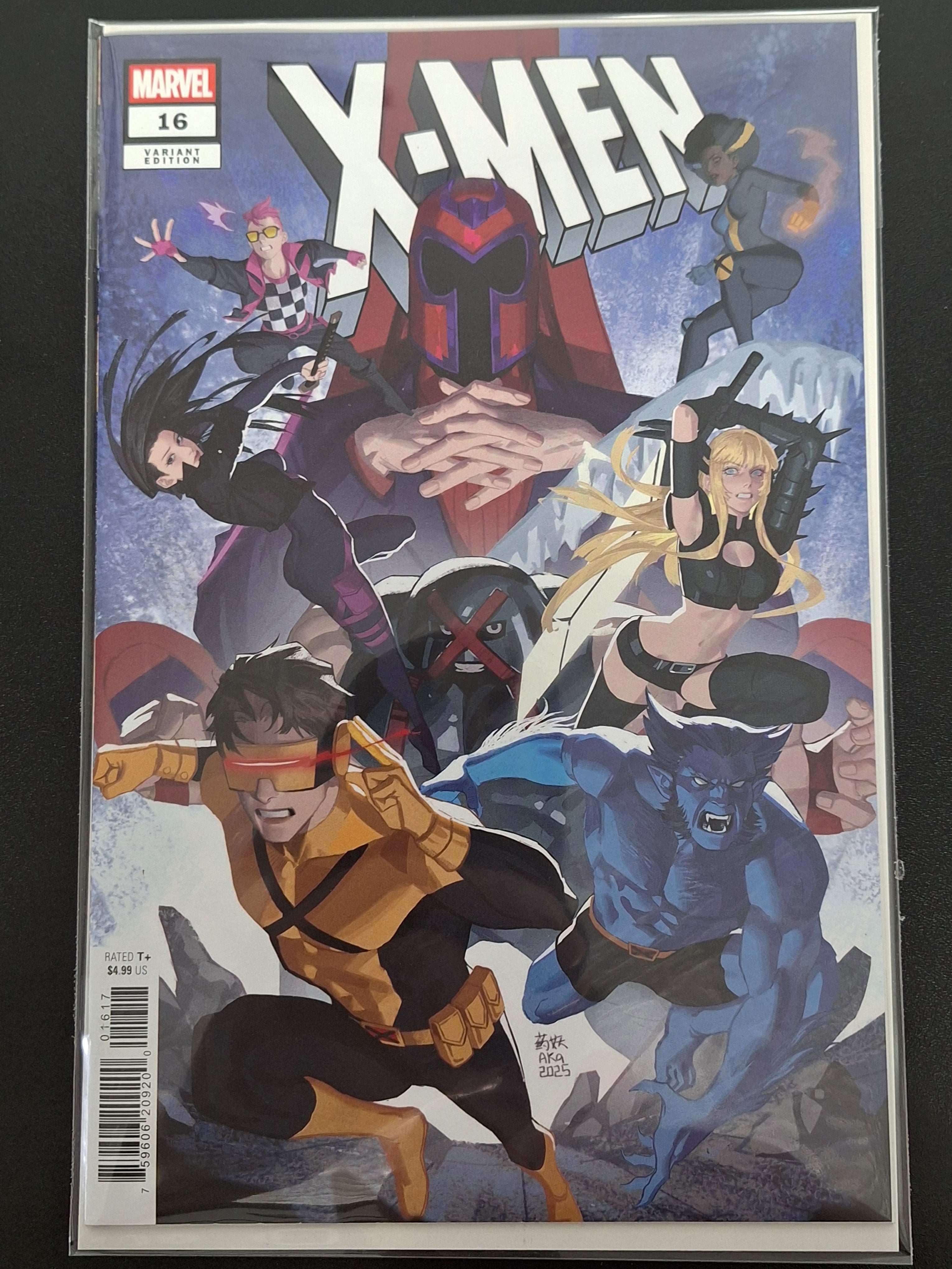 X-Men 16 Marvel 2025 Aka 1:25 Variant