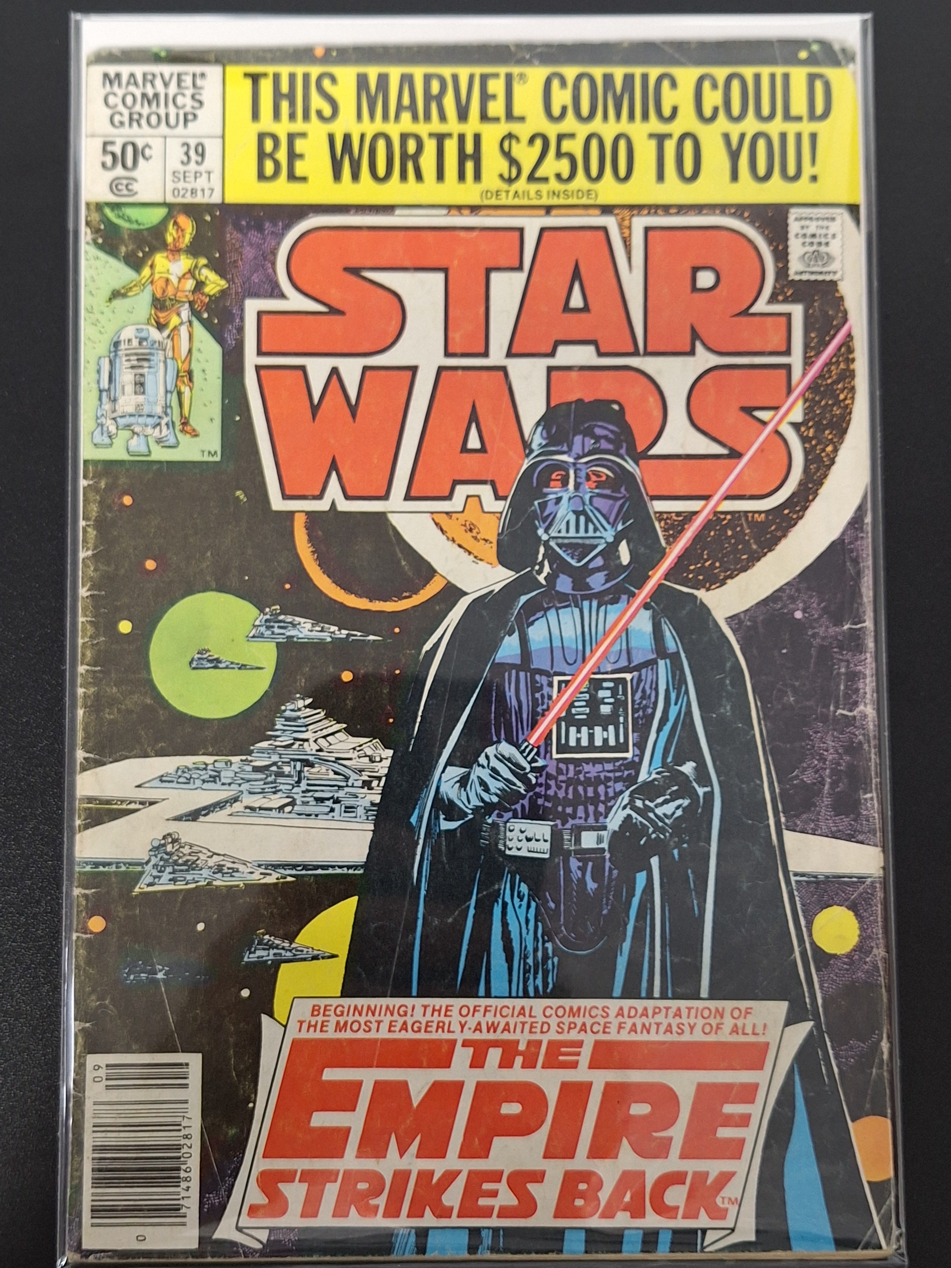 Star Wars 39 Marvel 1980 Empire Strikes Back Part 1 Newsstand