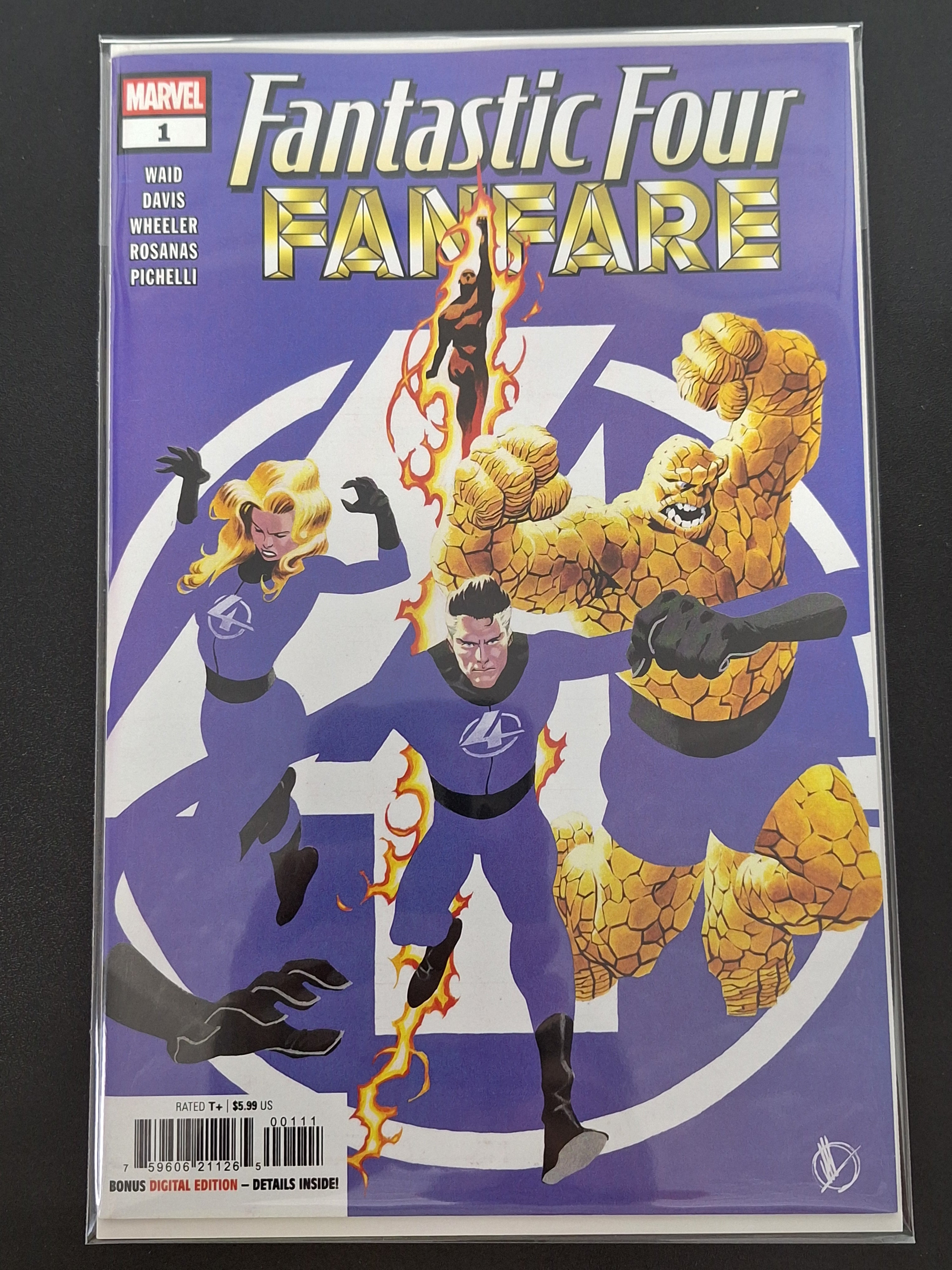 Fantastic Four Fanfare 1 Marvel 2025 Cover A